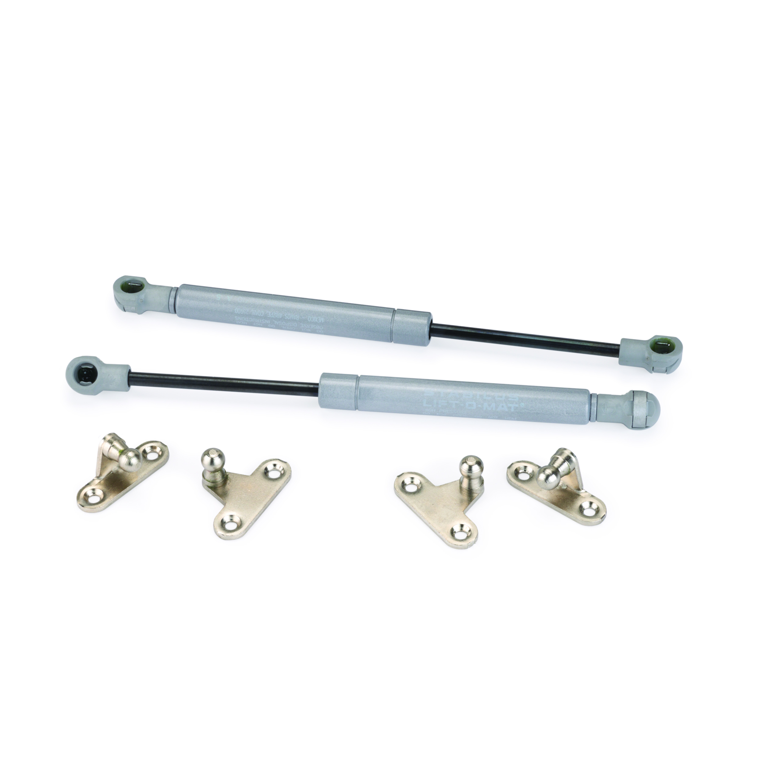 Lift-o-mat Gas Springs From Stabilus 100 Silver, Pair