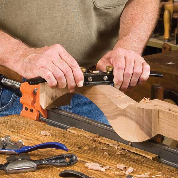 product: Woodcraft Magazine Spokeshaves - Downloadable Plan shown