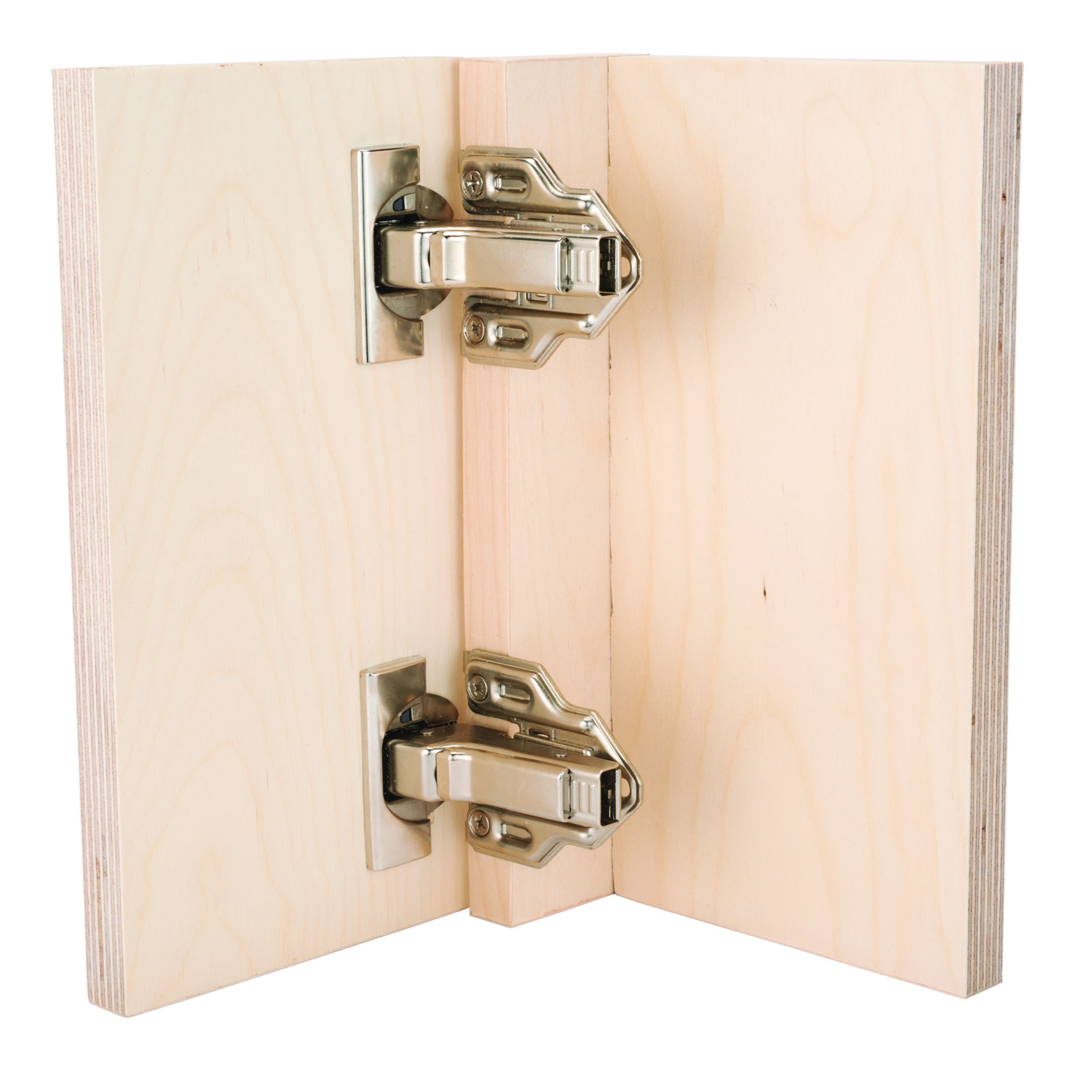 product: Blum 110° Clip Top Partial Overlay Face Frame Hinge with BLUMOTION Pair shown
