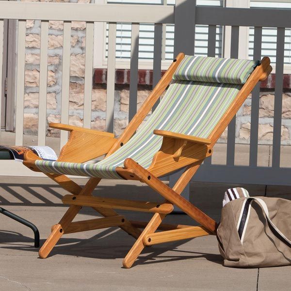 product: Woodcraft Magazine Fast & Easy Sling Chair - Downloadable Plan shown