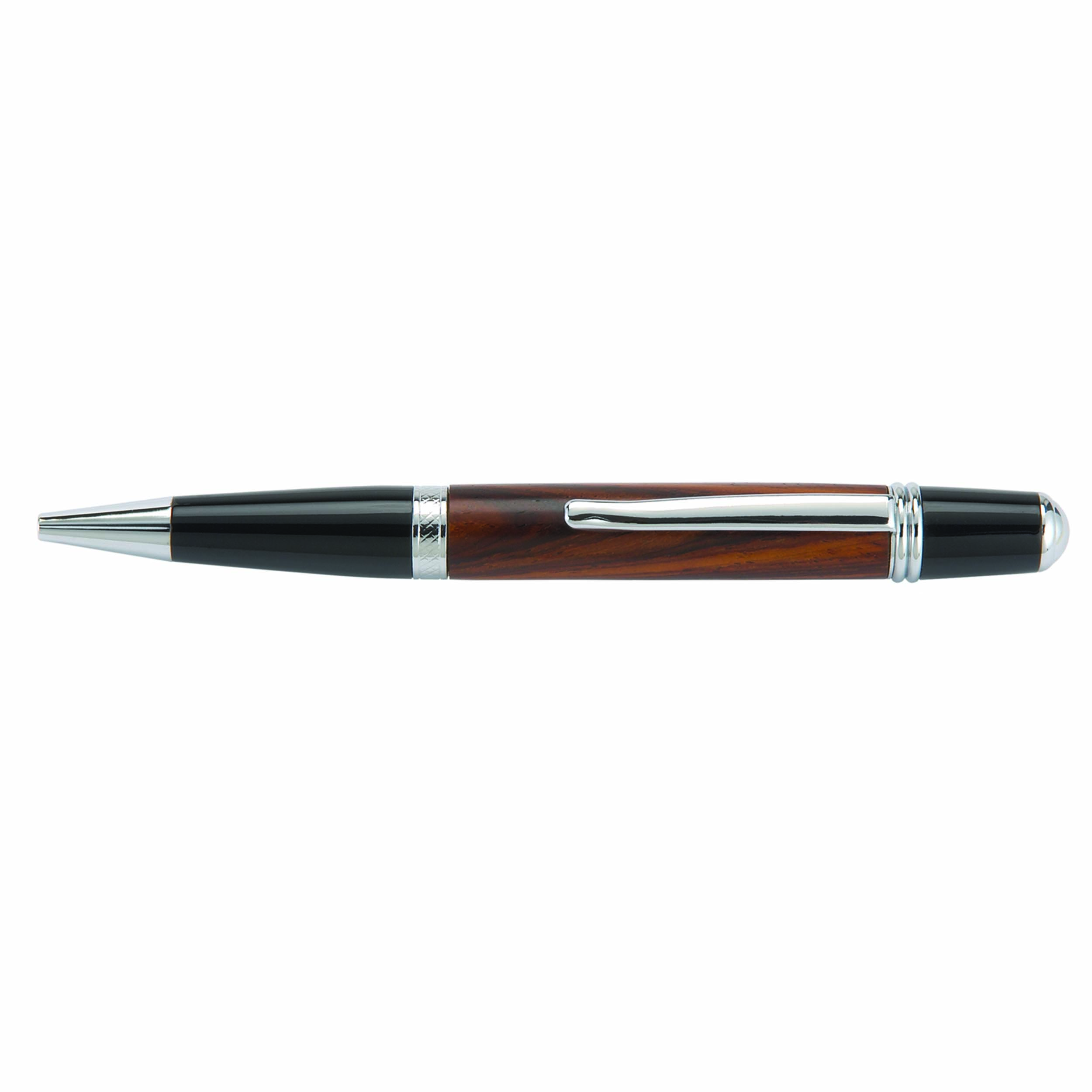 product: WoodRiver Wall Street III Pen Kit - Chrome shown