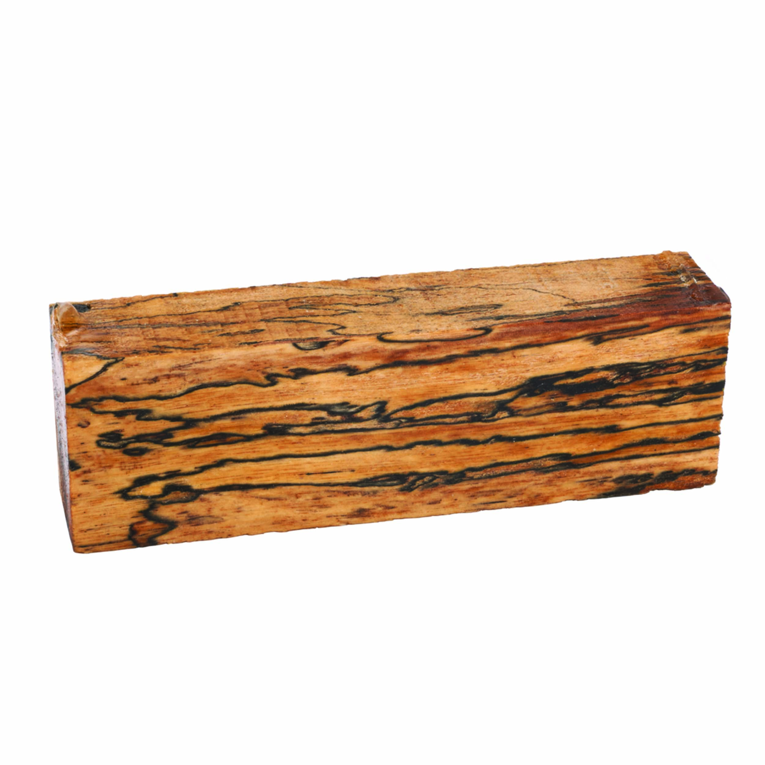 Tamarind, Spalted Stabilized 1" X 1-1/2" X 5" Knife Scale 1-piece