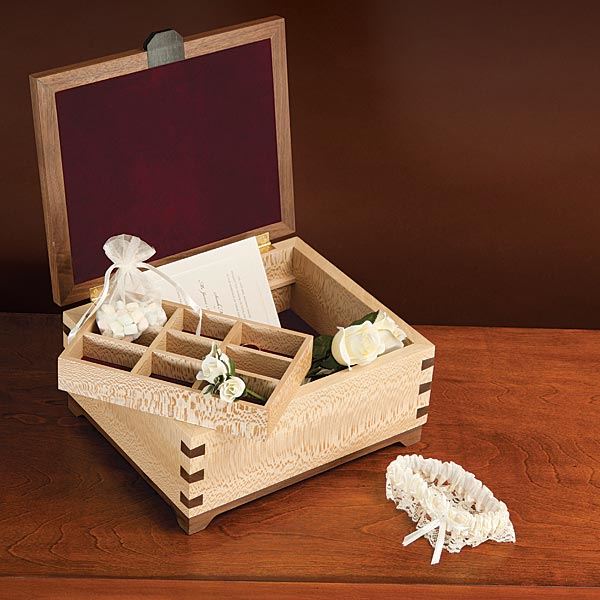 product: Woodcraft Magazine Tile Top Box - Downloadable Plan shown