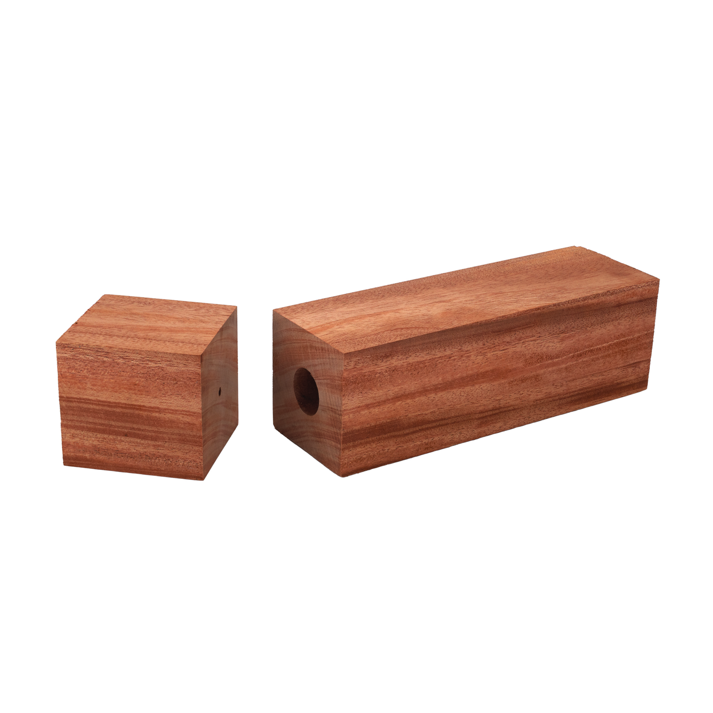 product: Woodcraft Woodshop African Mahogany Pre-Drilled Peppermill Blank - 3