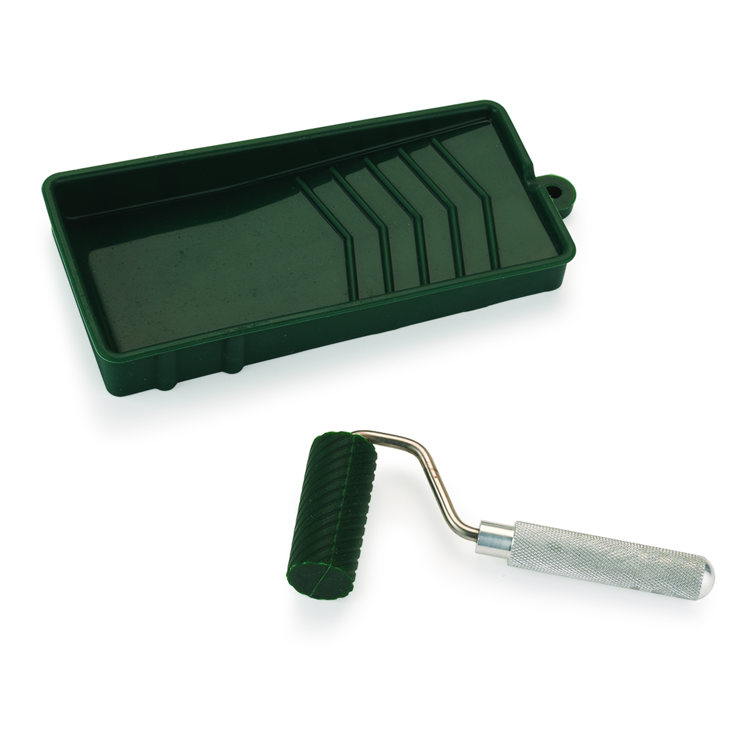 product: WoodRiver Silicone Glue Roller and Tray shown