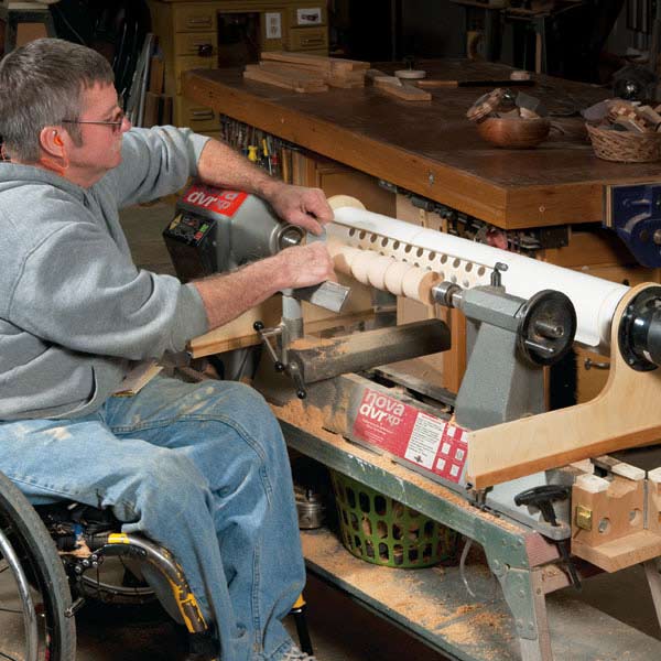 product: Woodcraft Magazine Lathe Dust Collection - Paper Plan shown
