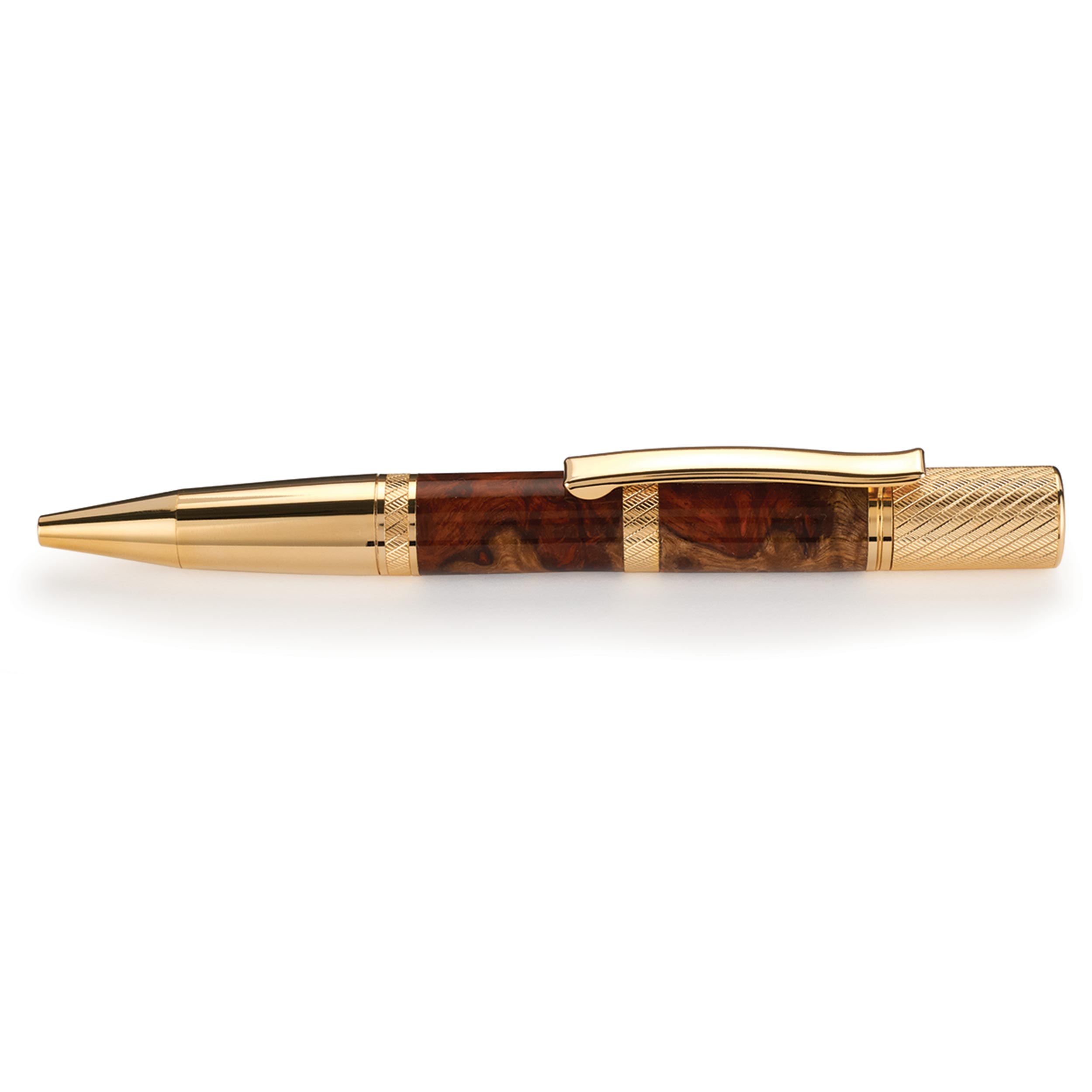 Pluma Pen Kit Woodcraft Gold