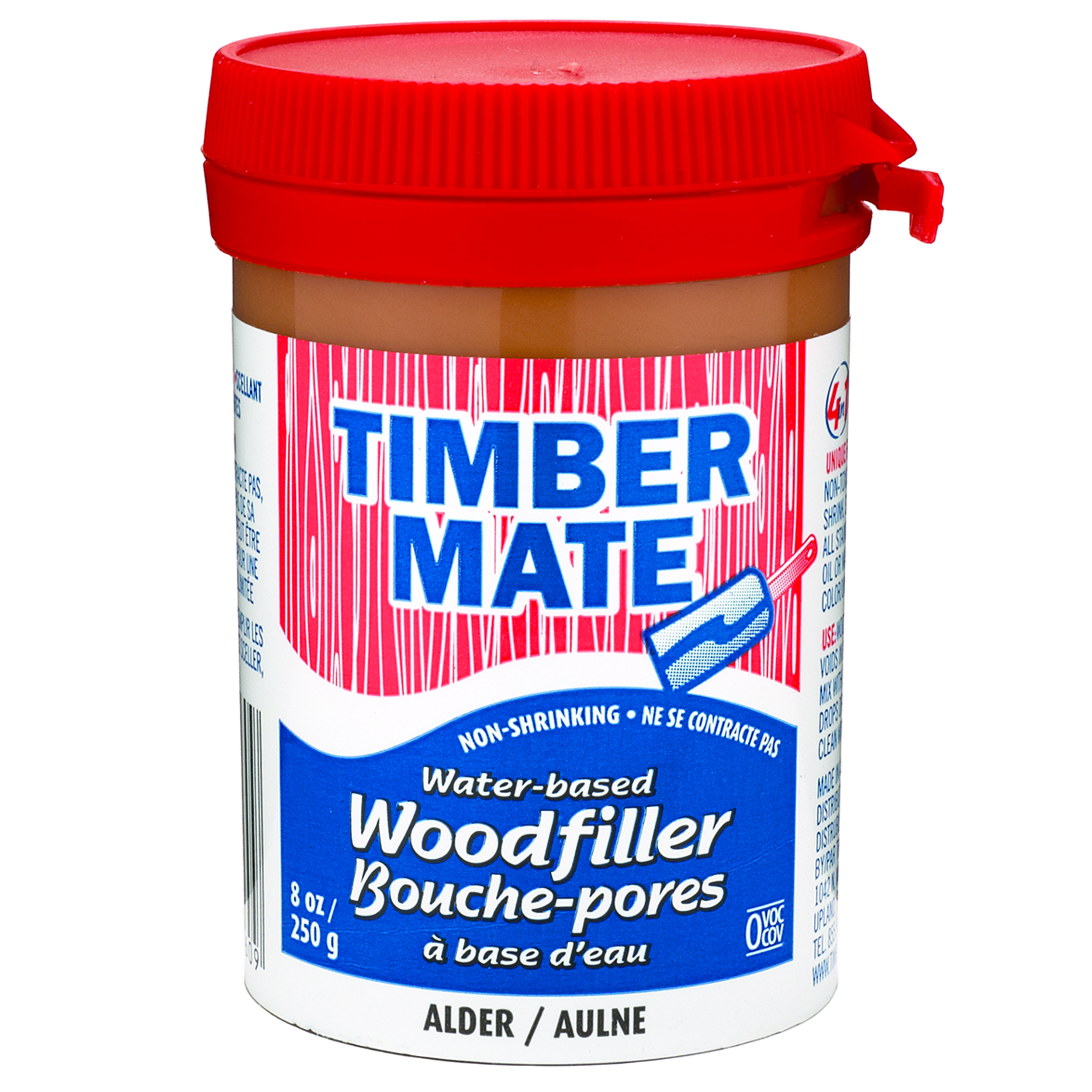 Wood Filler, Water Based, 8-oz Alder