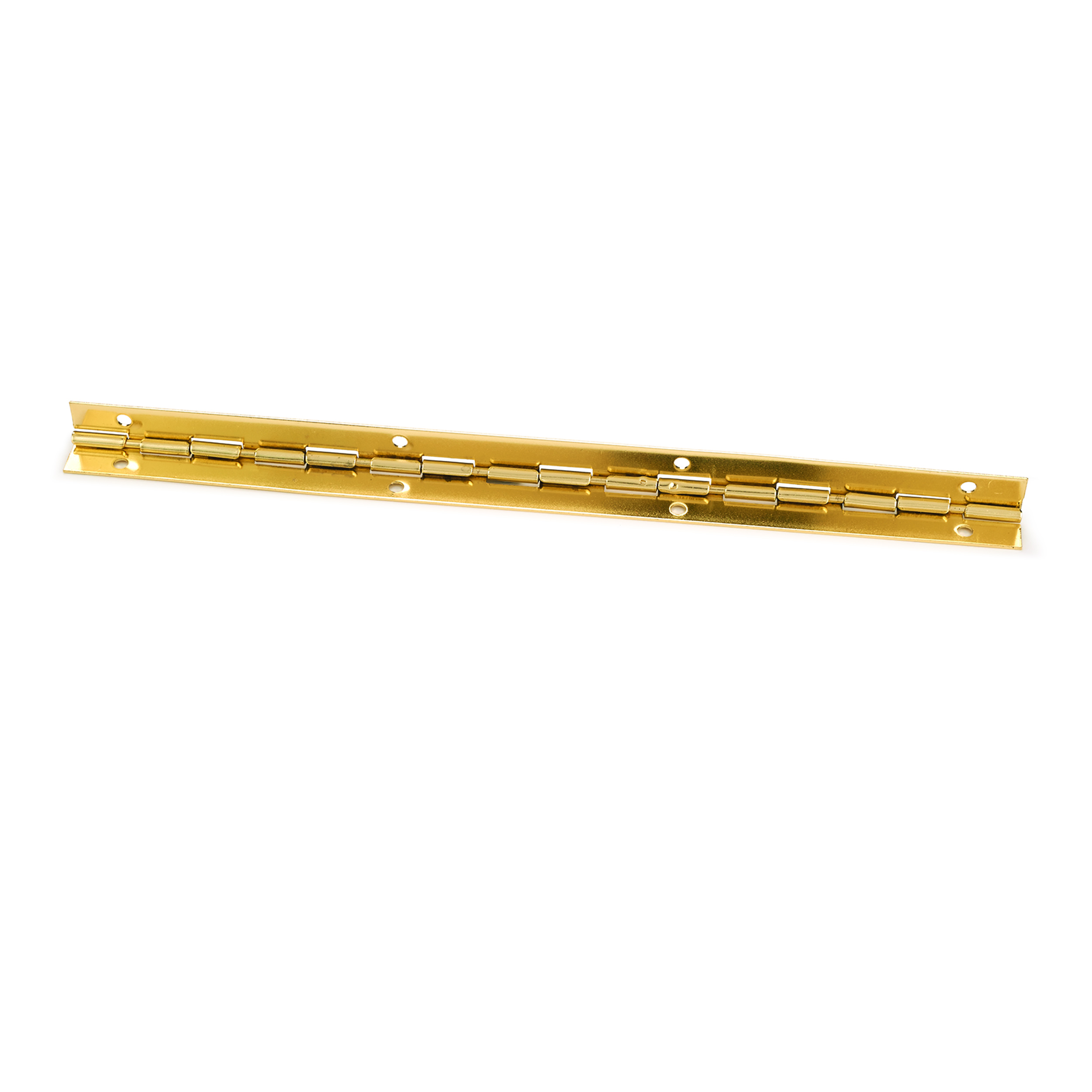 105 Degree Stop Hinge Brass Plated 8" 1-piece