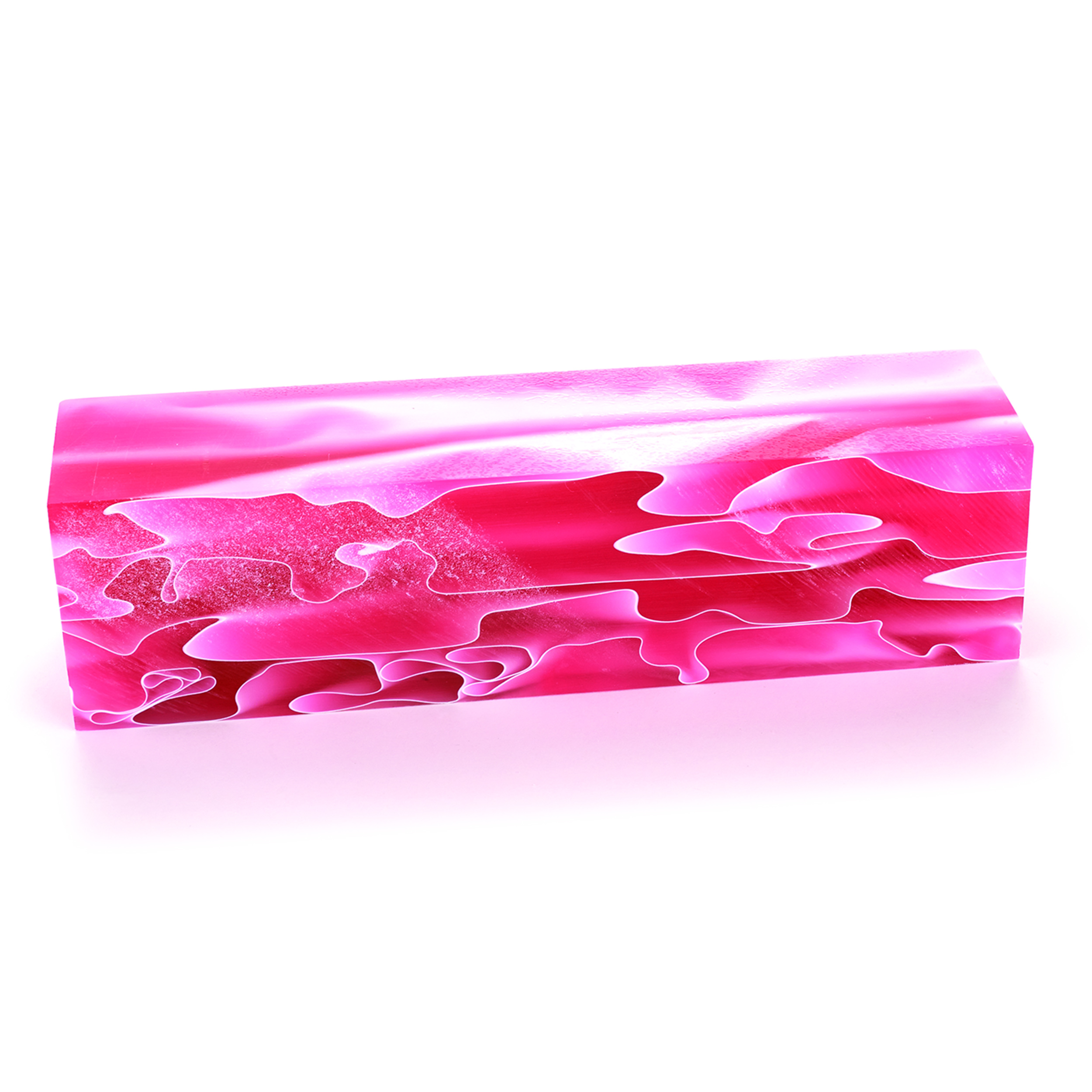 product: WoodRiver Acrylic Turning Blank - Rose Waters Clouds - 1-1/2
