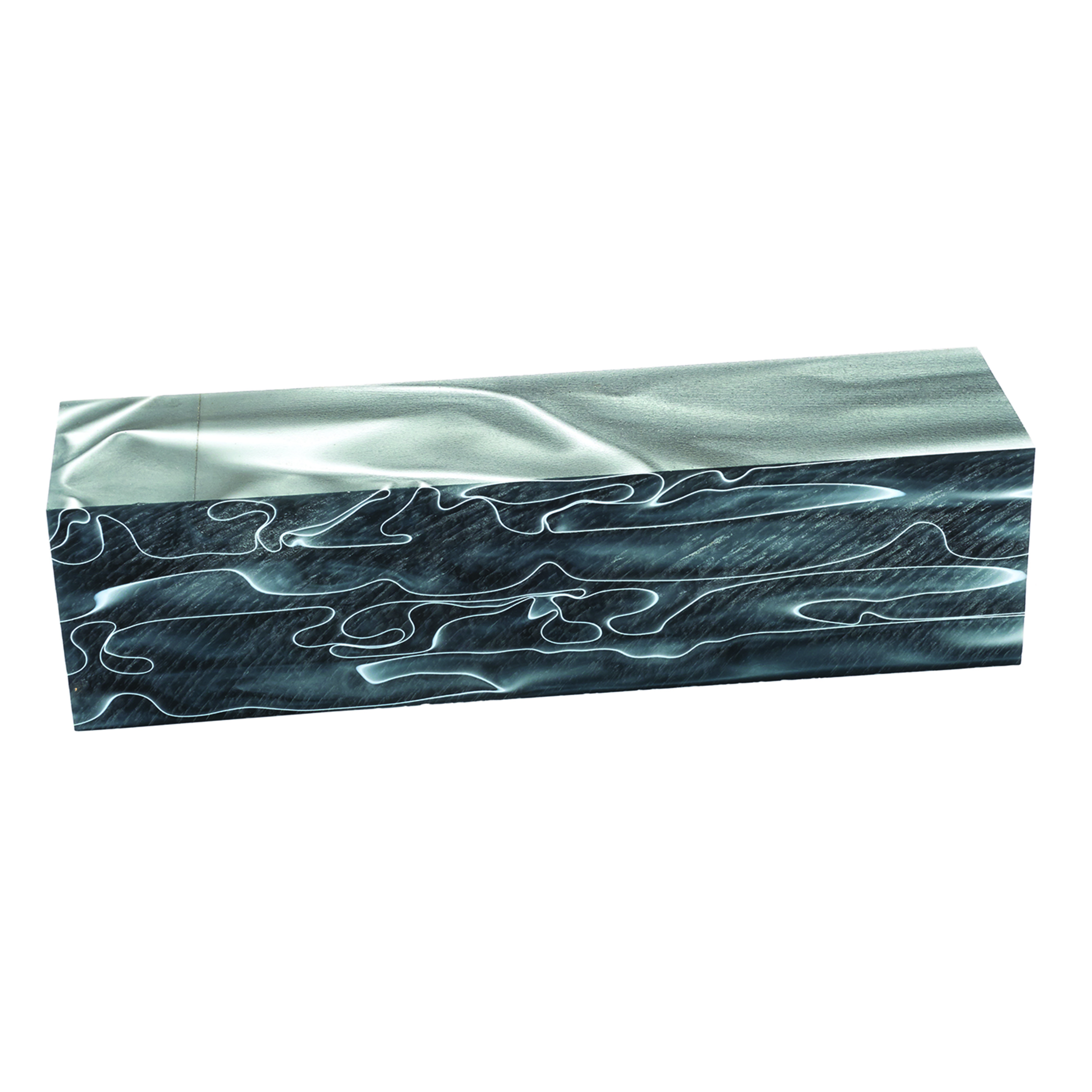 product: WoodRiver Acrylic Turning Blank - Ghost Trails Clouds - 1-1/2