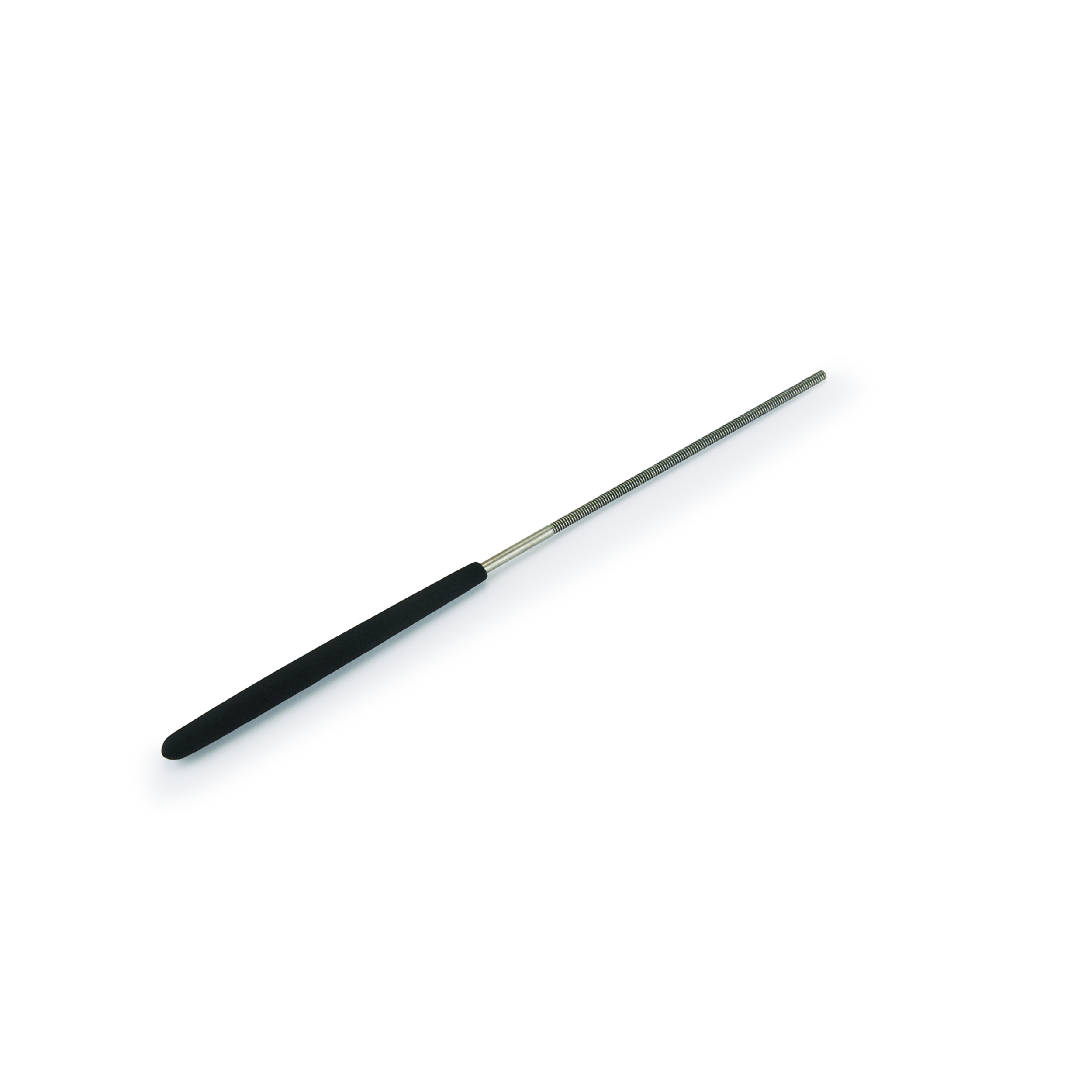 3.5in 3mm Dia. Round File, Extra Fine Cut With Handle