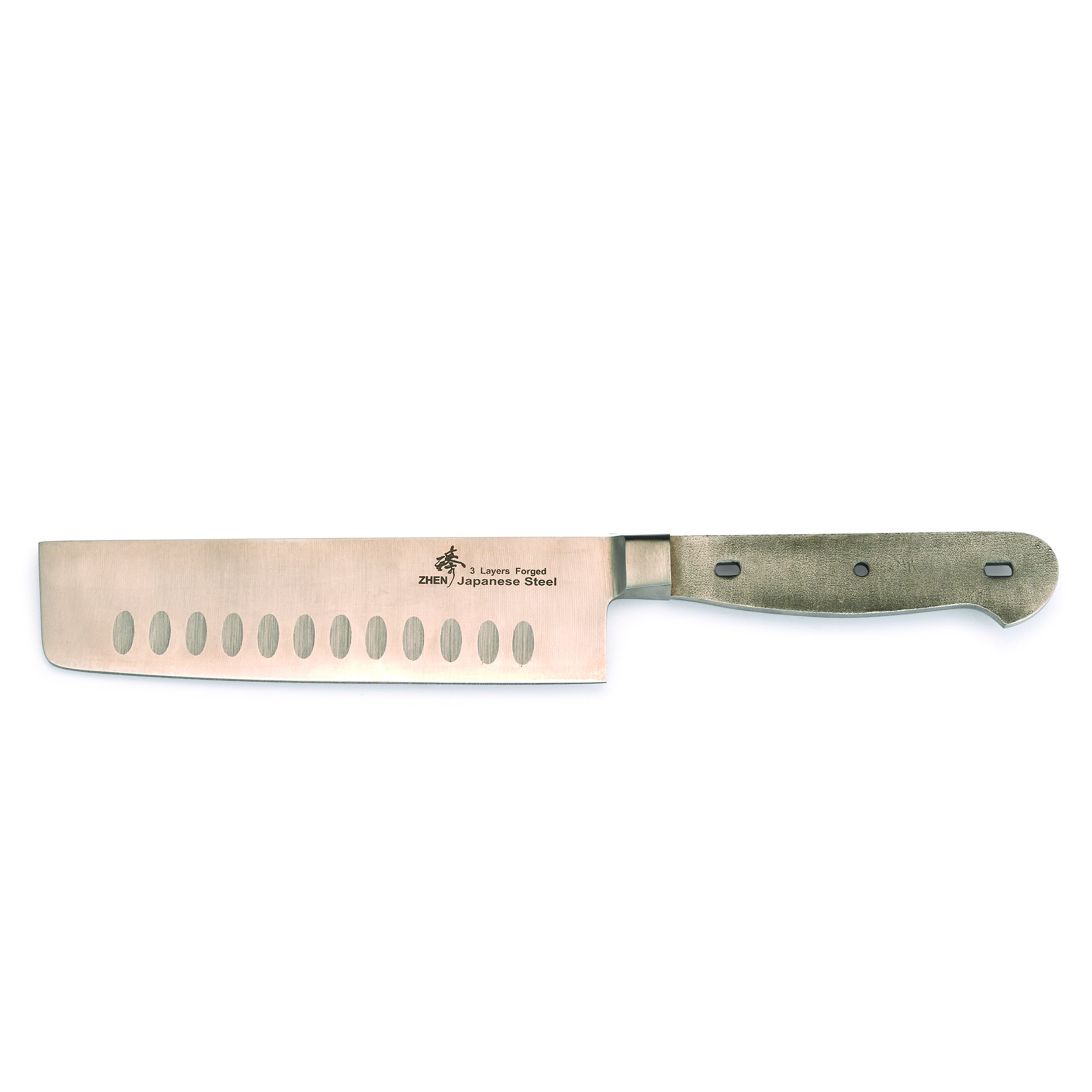 Nakiri Aus 10 3-layer Knife Blank 6-5/8" L X 5/64" T (170mm X 1.8mm)