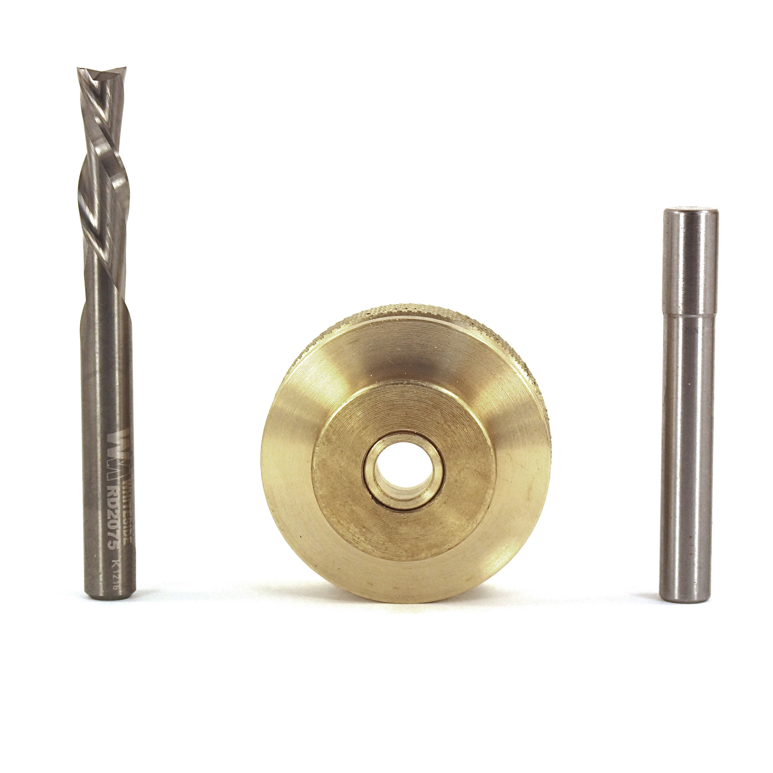 9501 Solid Brass Inlay Set, 1/4" D