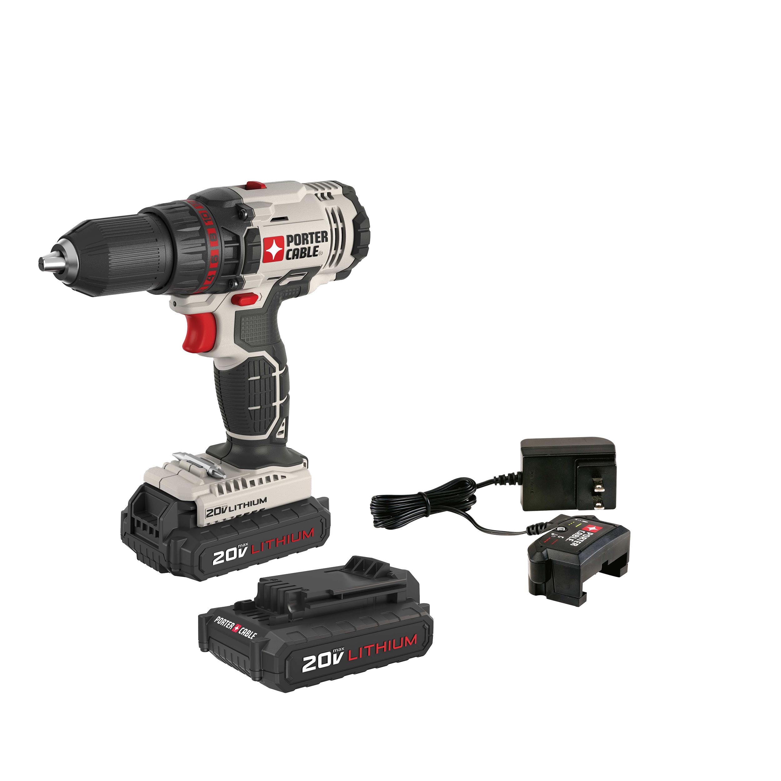Porter-cable Pcc601lb 20-volt 1/2-inch Lithium Ion Drill/driver Kit