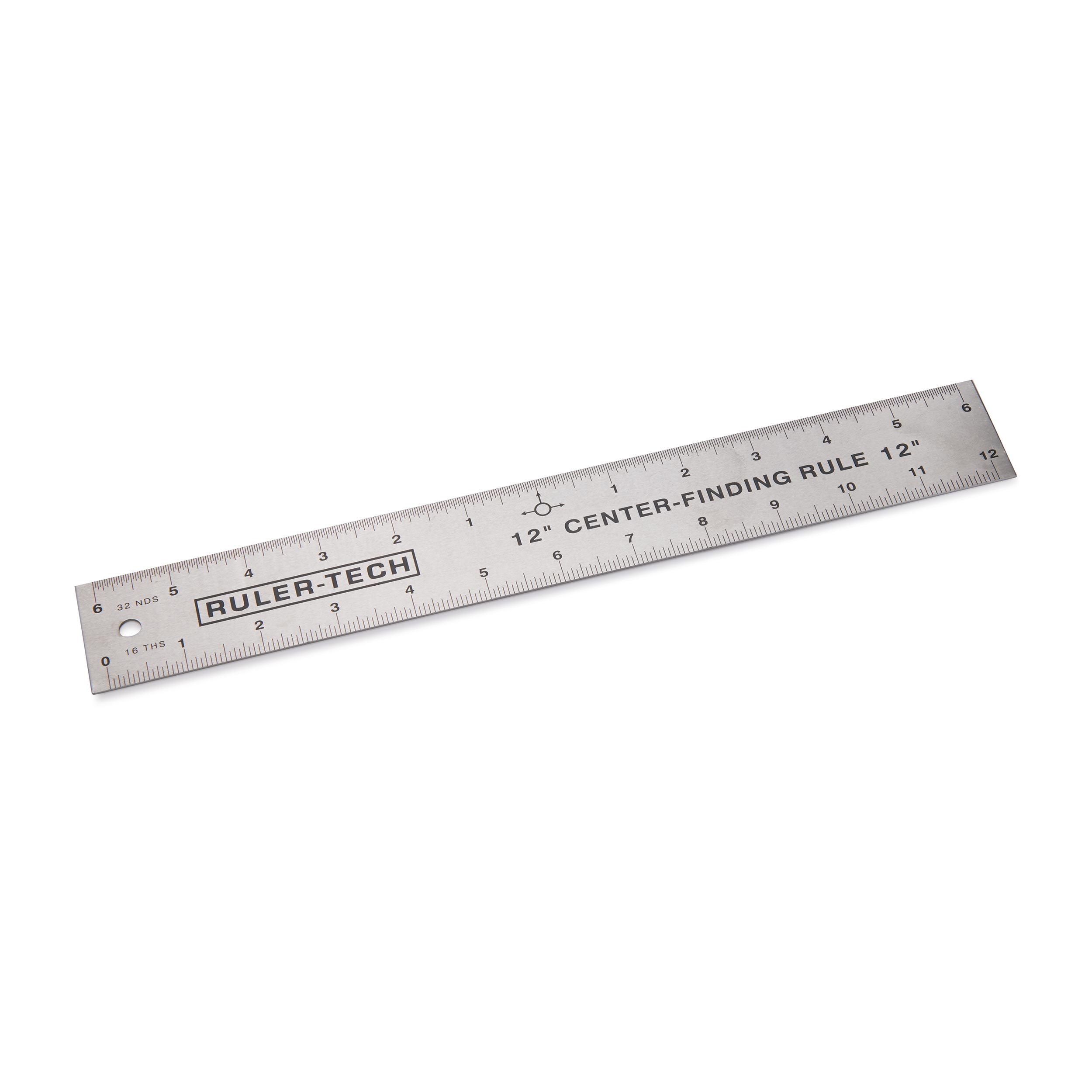 product: WoodRiver Stainless Steel Center Finding Rule - 12