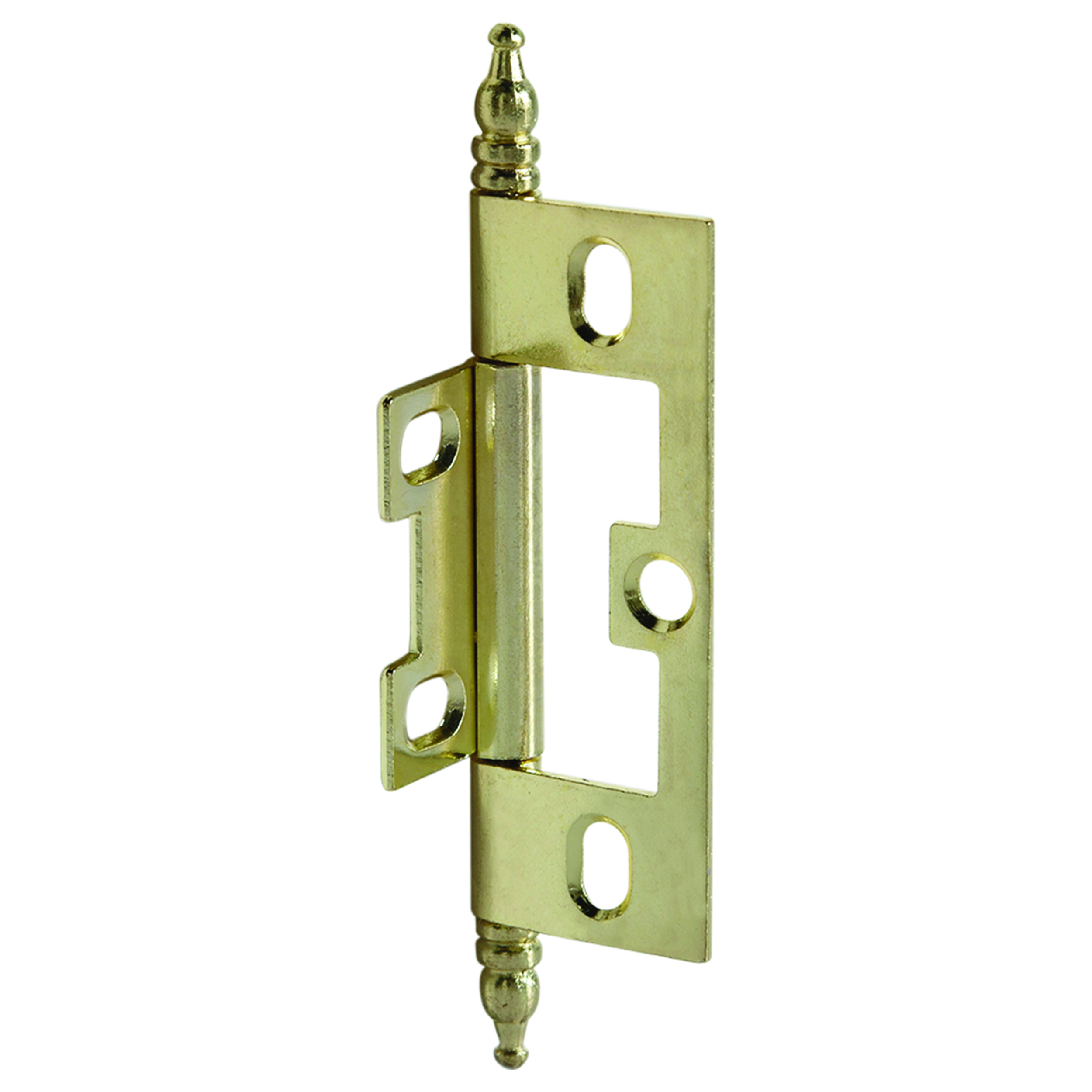 Non-mortised Decorative Butt Hinge With Finial In Brass Plated - Model# 351.95.570