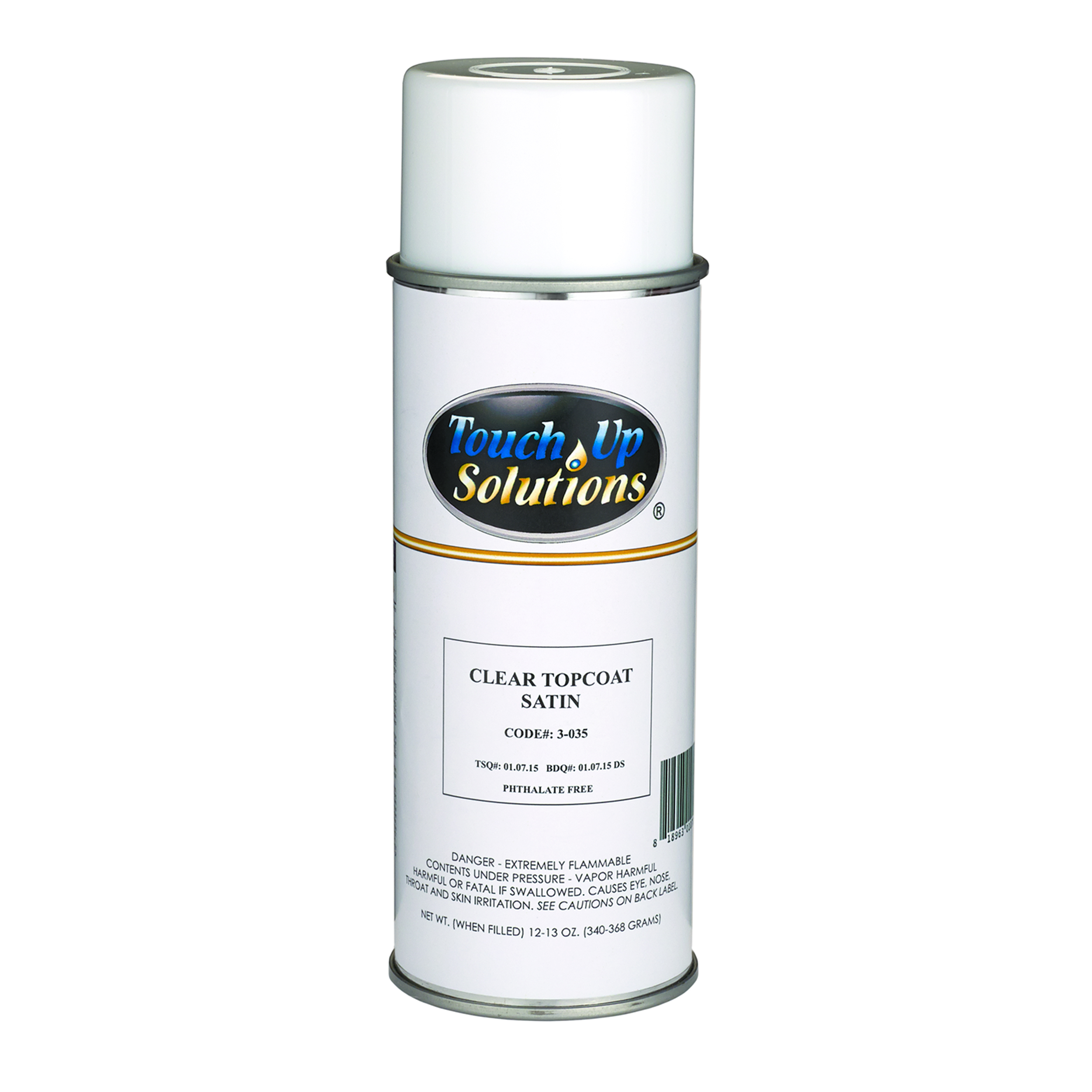 product: Touch-Up Solutions Lacquer - Solvent Based - Clear - Satin - Aerosol - 12 oz shown