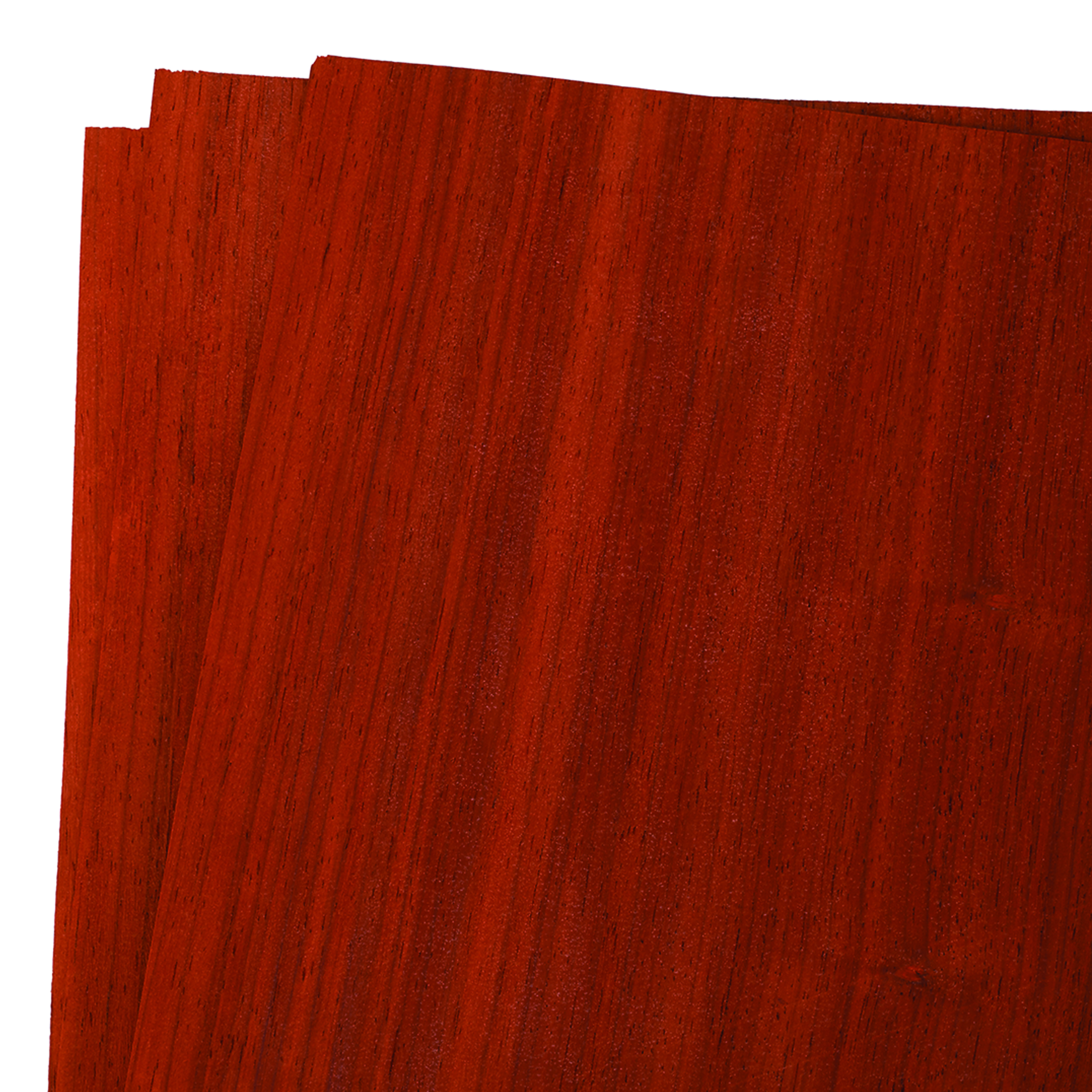 product: Sauers Padauk Wood Veneer Pack - 12
