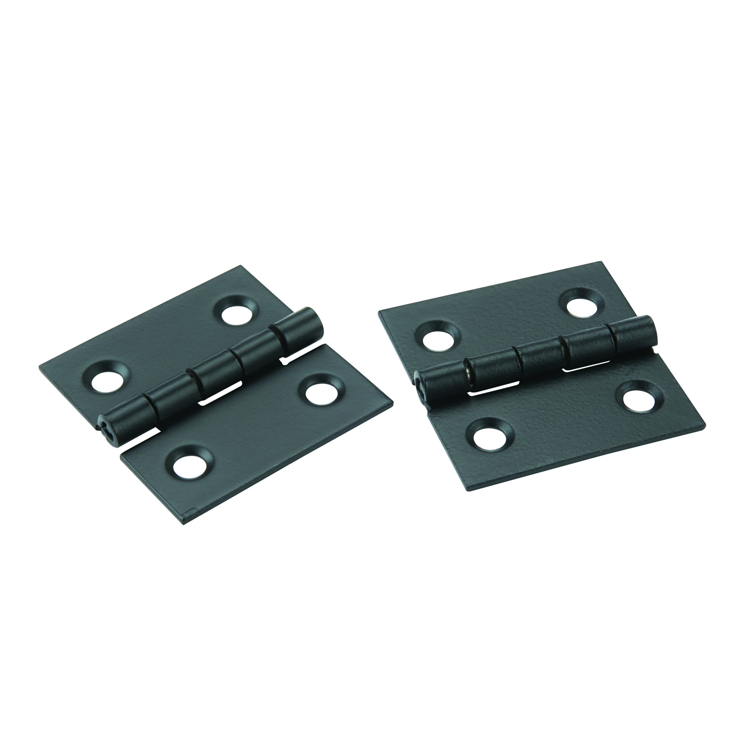 Miniature Narrow Hinge 1" Long X 1" Open Oil Rubbed Bronze With Screws, 2-pair