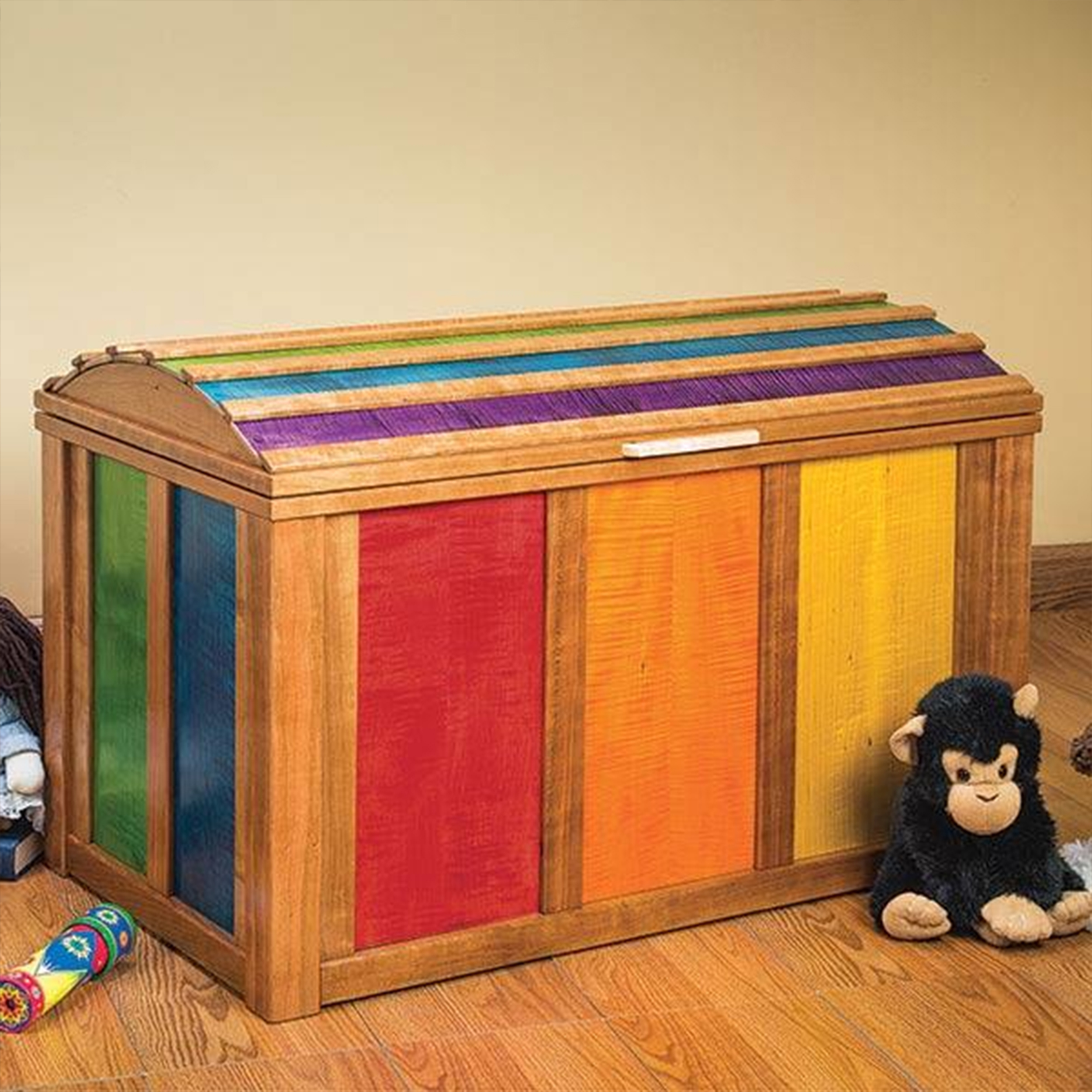 product: Woodcraft Magazine Treasure Chest - Paper Plan shown