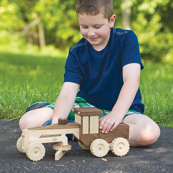 product: Woodcraft Magazine Tough-Enough Road Grader - Paper Plan shown