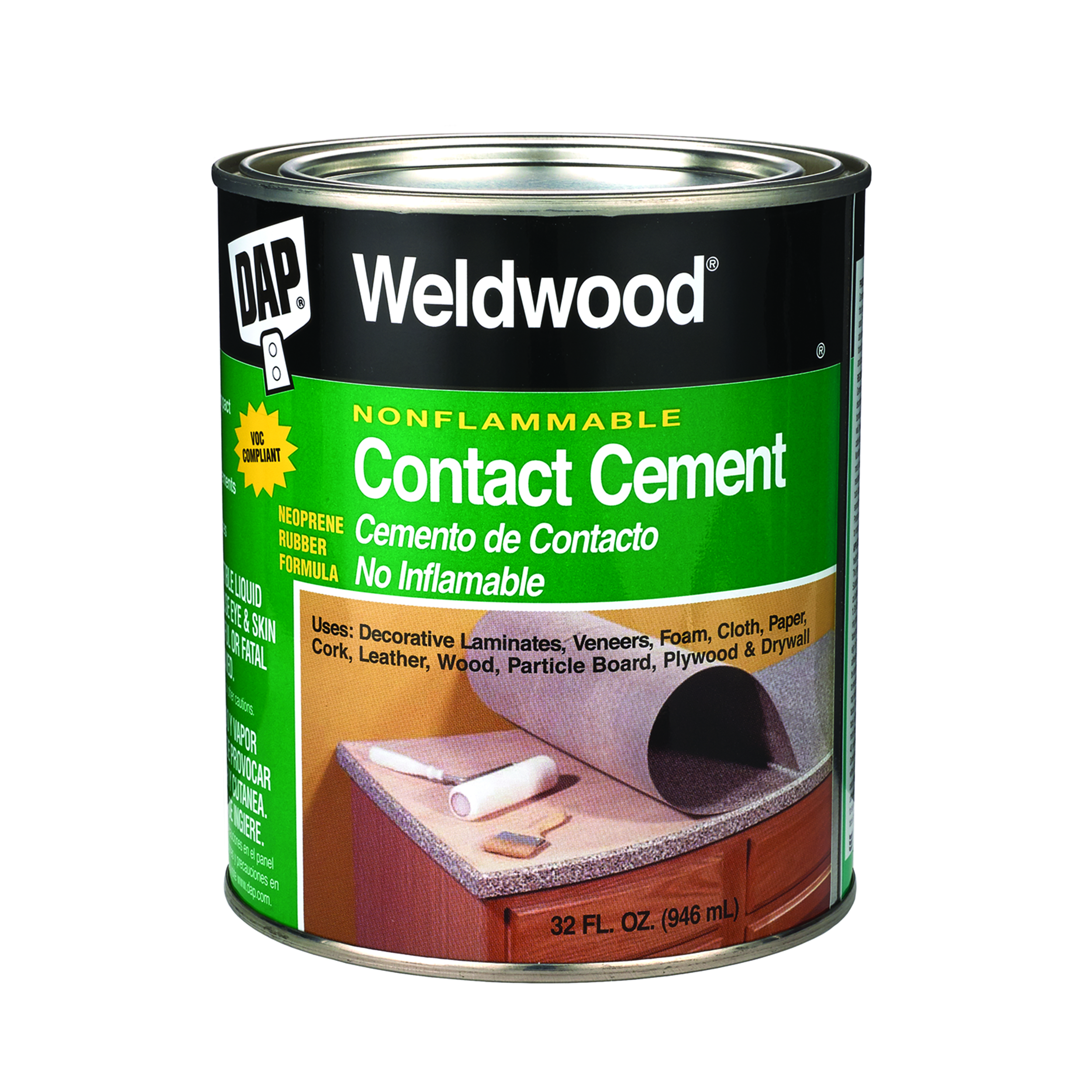 Dap Weldwood Nonflammable Contact Cement Qt