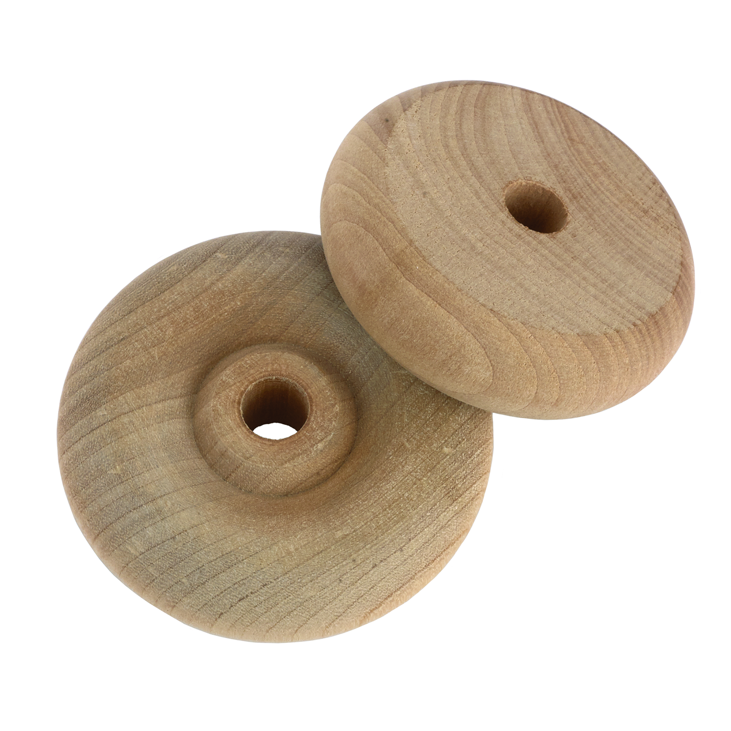 product: Cindoco Wooden Toy Wheels - 2-1/4