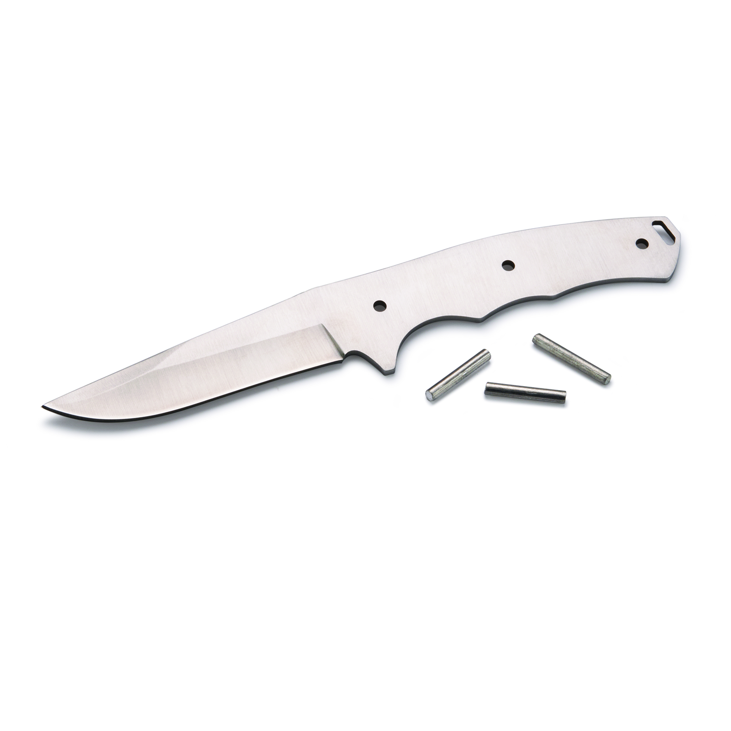 Drop Point Skinner Knife Kit W/black Leather Sheath