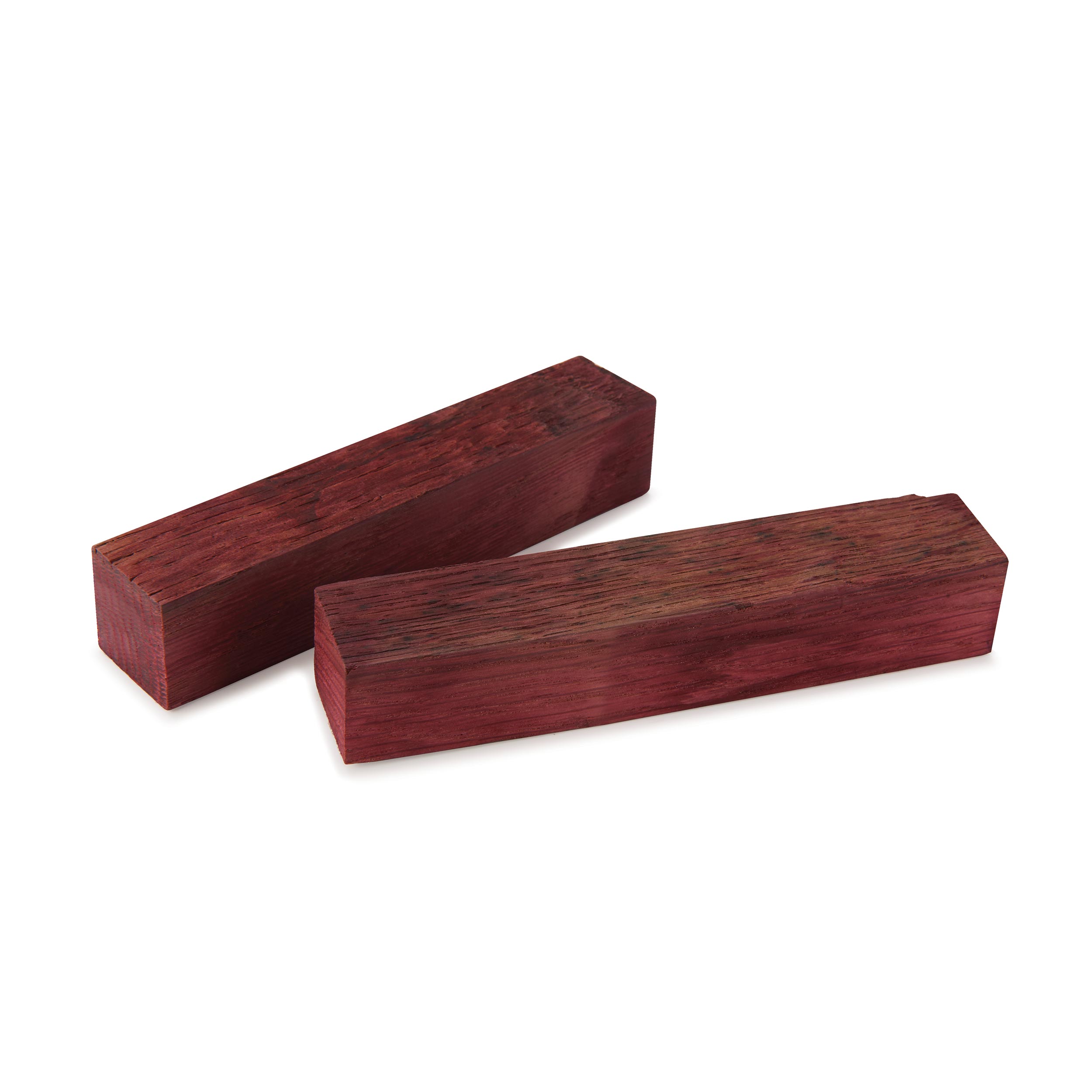 Whiskey Wood 3/4" X 3/4" X 5" Red Wine Infused Barrel Staves Pen Blanks 2-piece