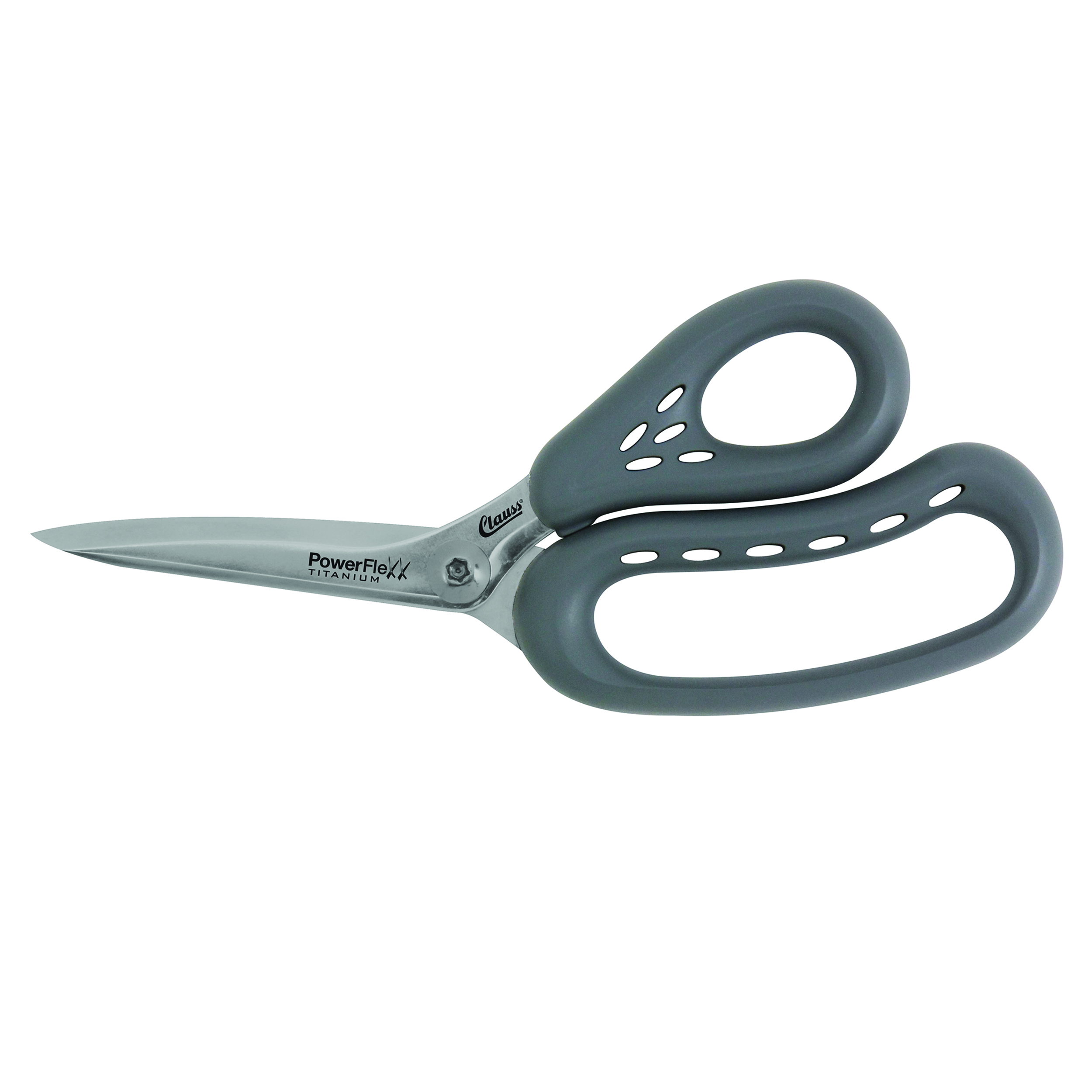 9" Powerflexx Titanium Shop Scissors With Ergonomic Grip
