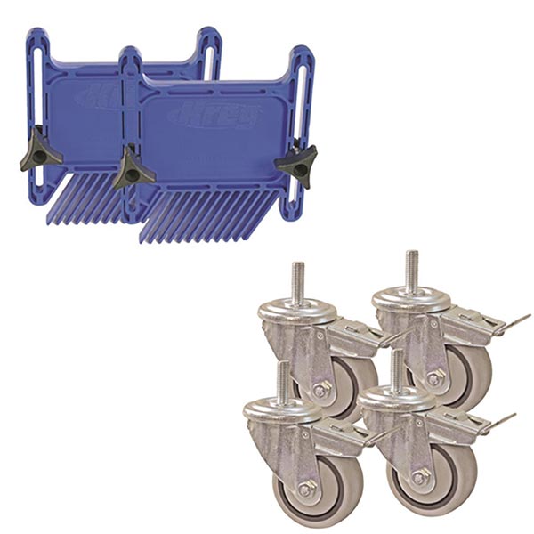 product: Kreg Featherboard & Caster Accessory Kit shown