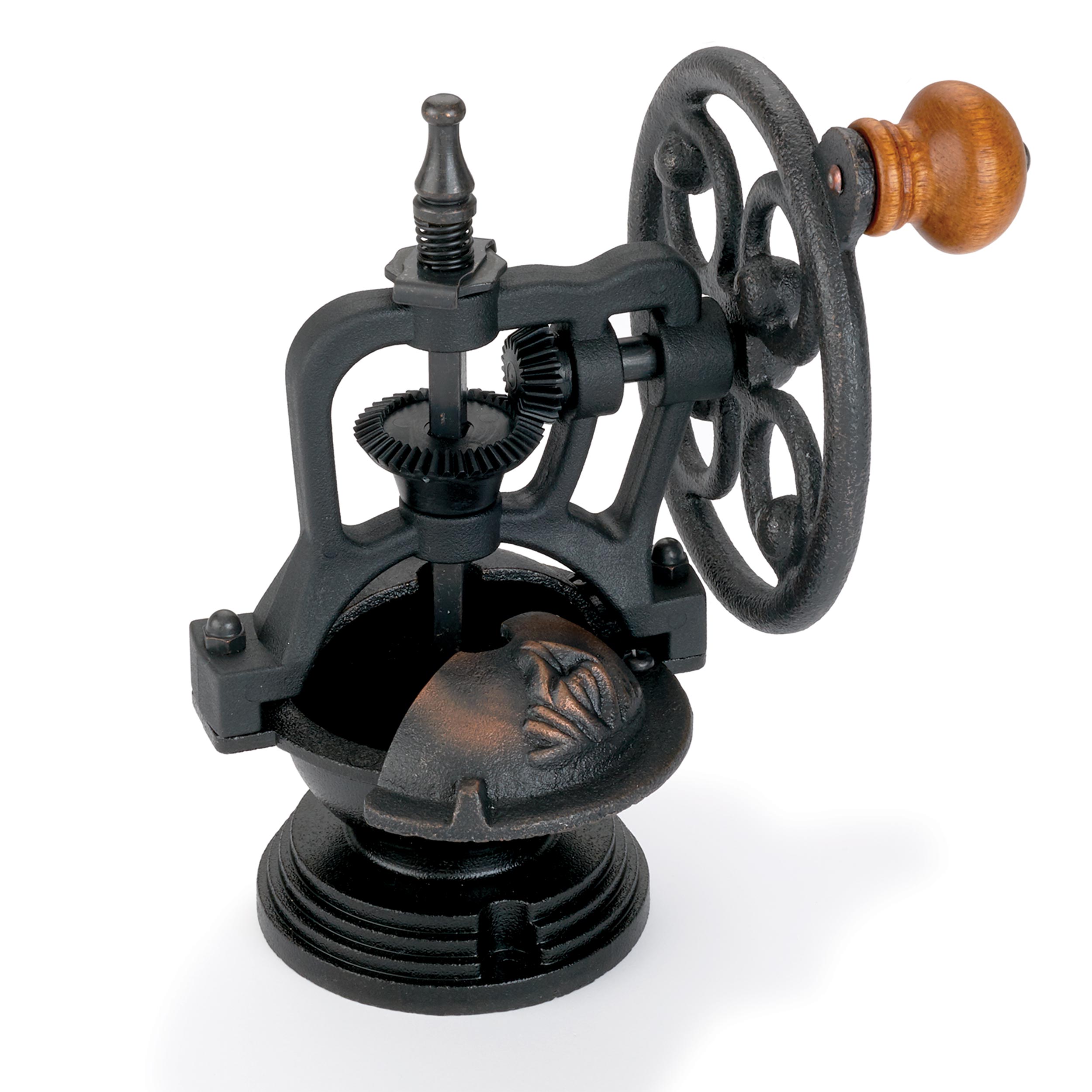 Antique Style Side Crank Coffee Grinder Kit Mechanism Cast Bronzed