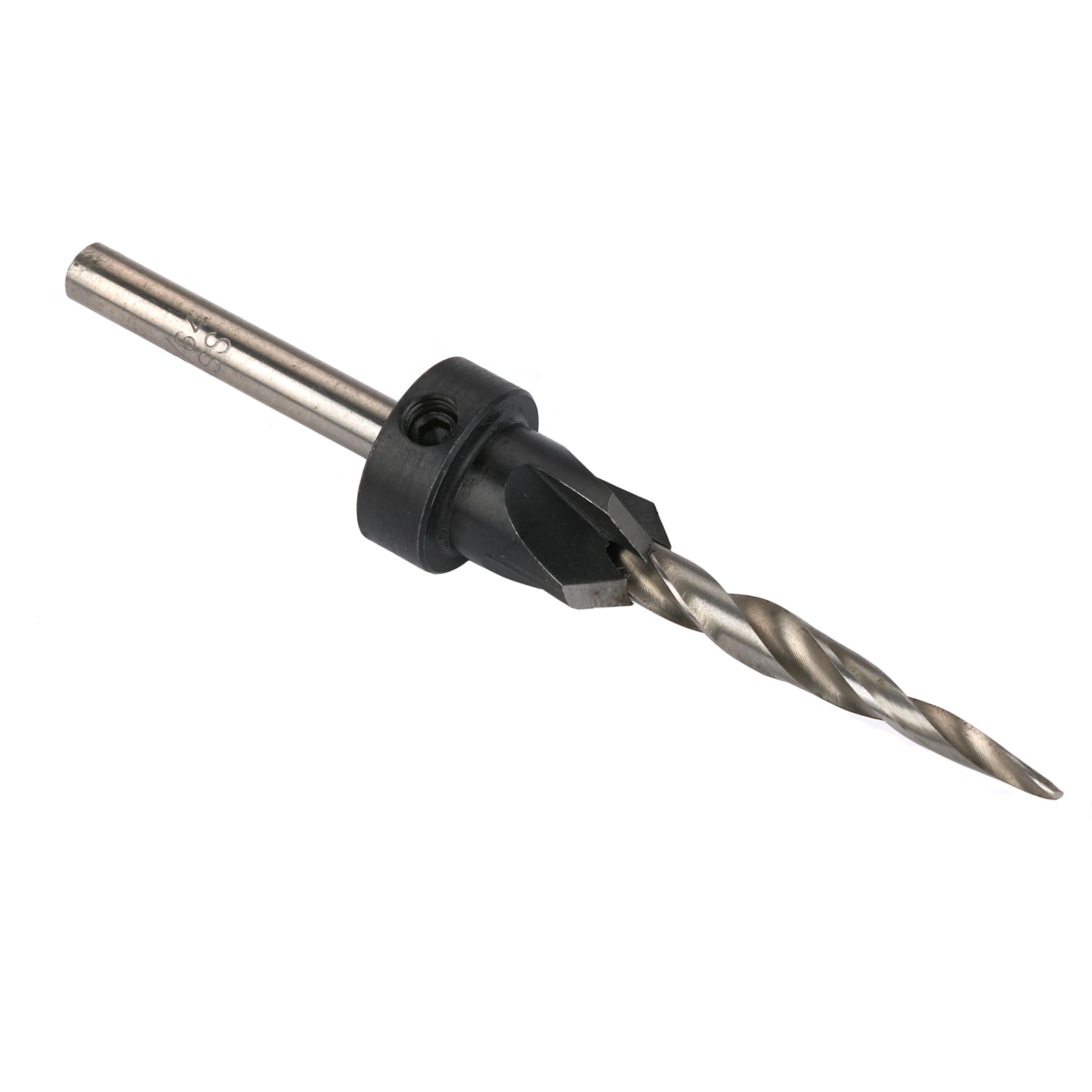 Carbon Steel 13/64" X 1/2" Tapered Drill Countersink