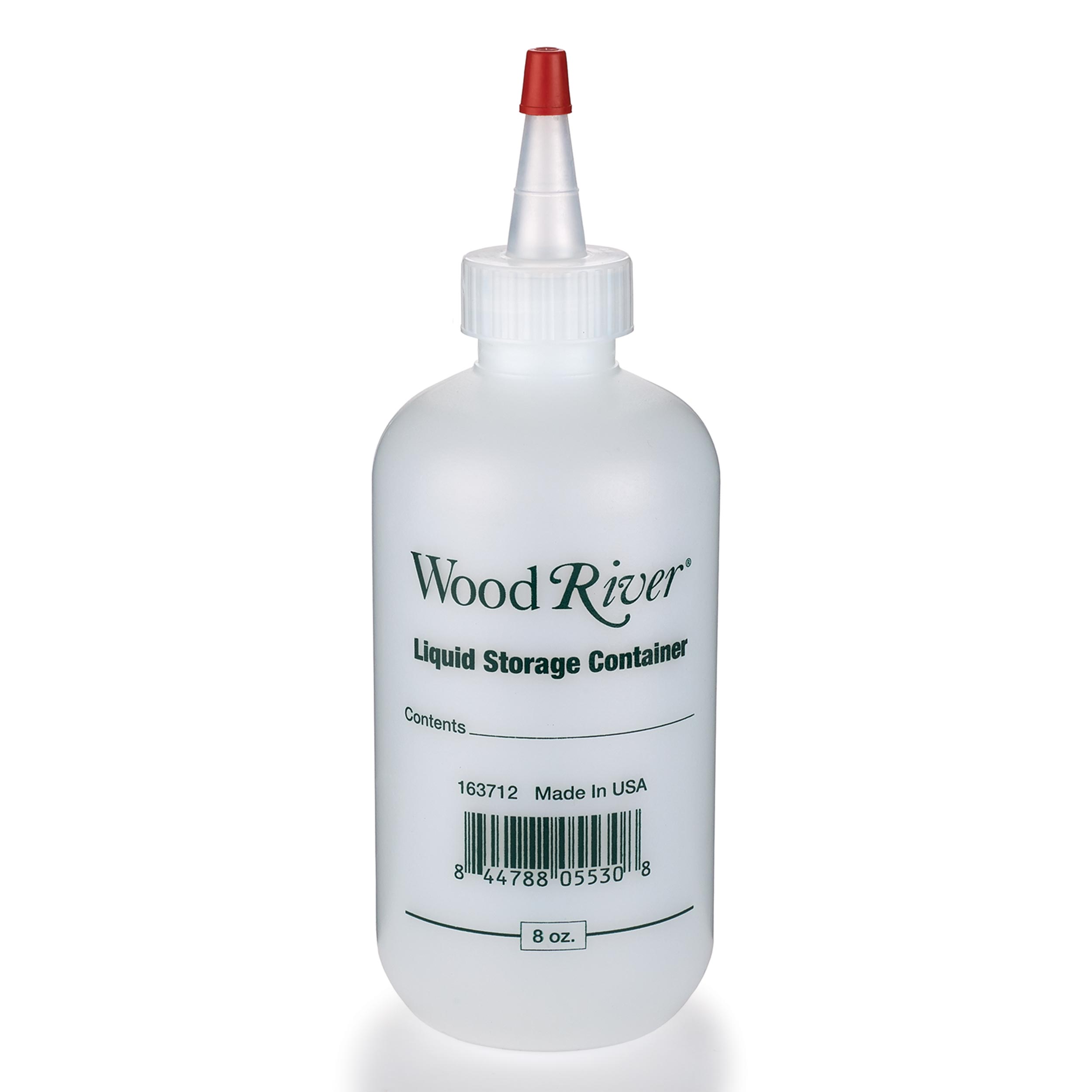 product: WoodRiver HDPE Container Liquid Storage Container - 8 oz shown