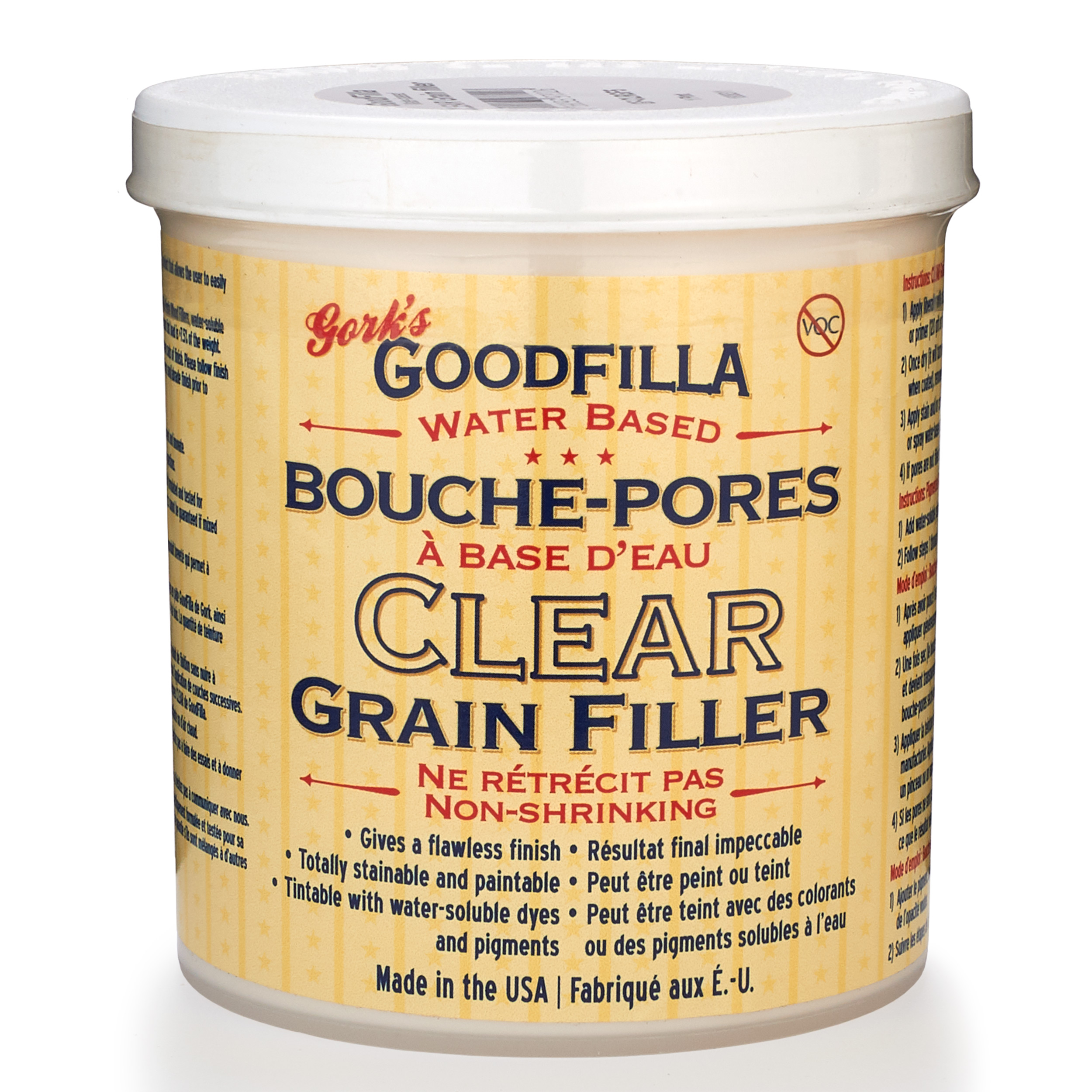 Goodfilla Clear Grain Filler Pt