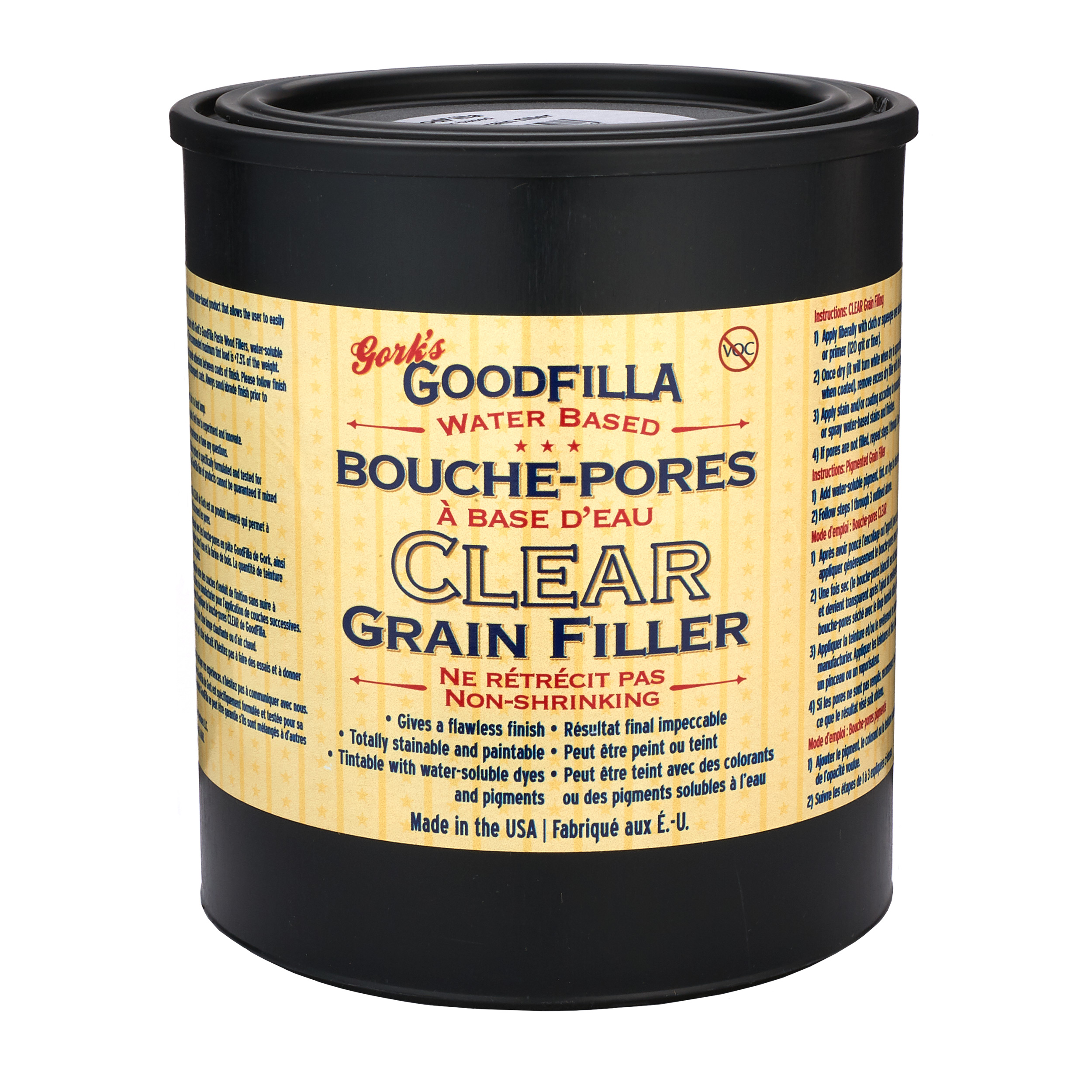 Goodfilla Clear Grain Filler Qt