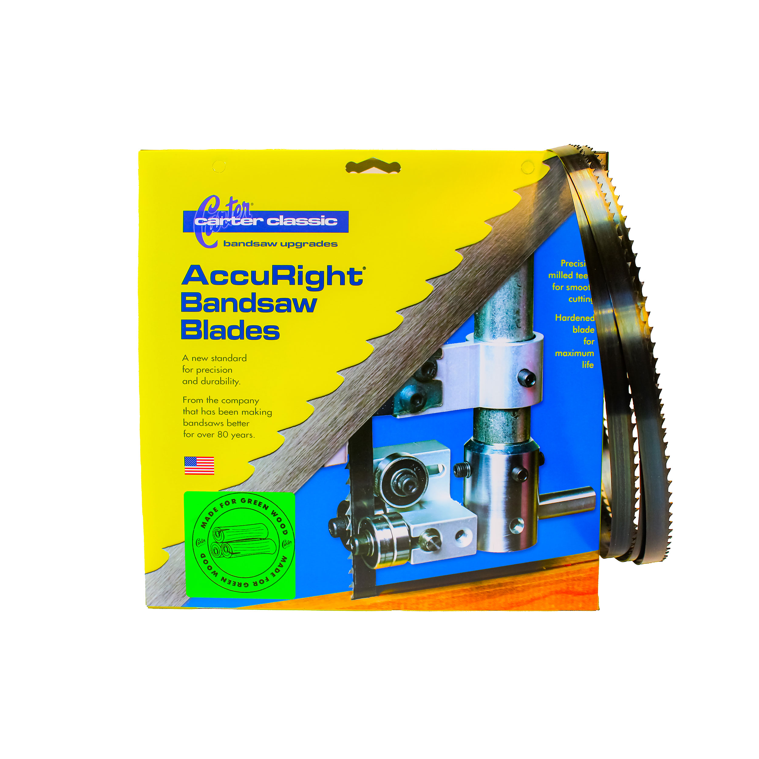 product: Carter Products Green Wood Bandsaw Blade - 93-1/2