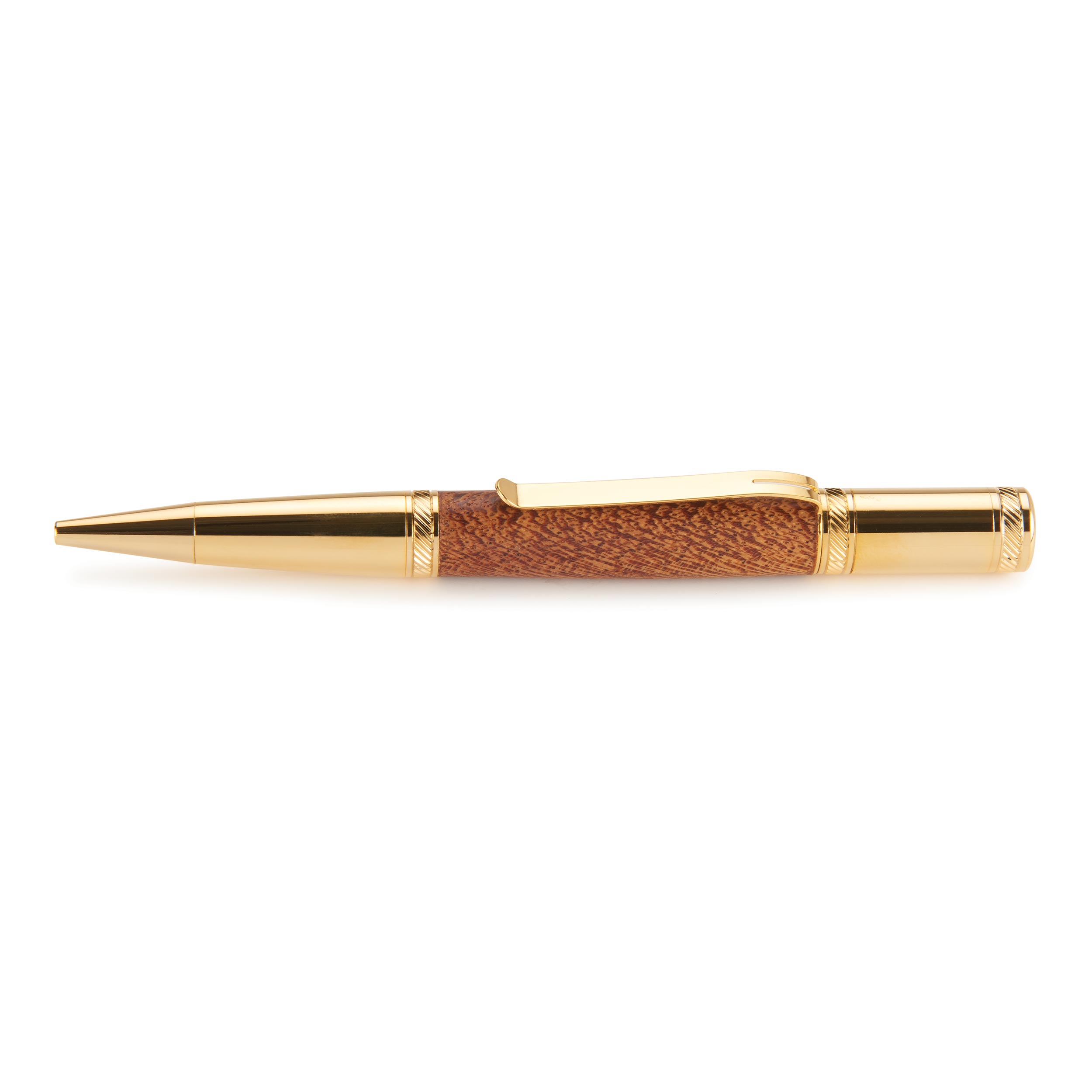 Enterprise Finial Twist Ballpoint Pen Kit - Gold
