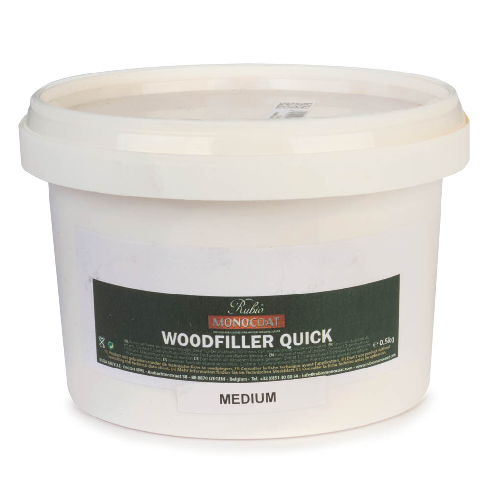 product: Rubio Monocoat Woodfiller Quick - Medium - .5 kg shown
