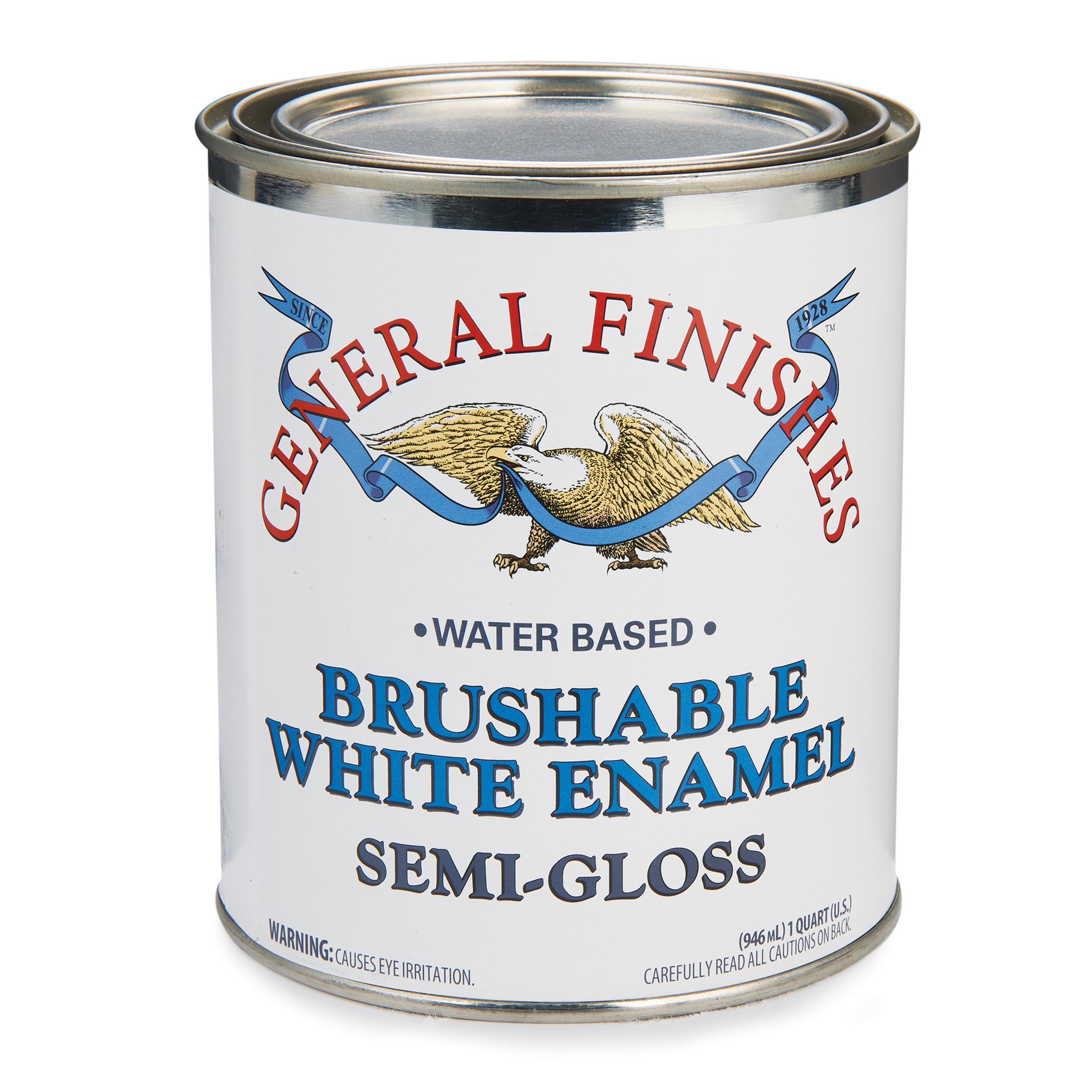 General Finishes White Enamel Semi-gloss Quart