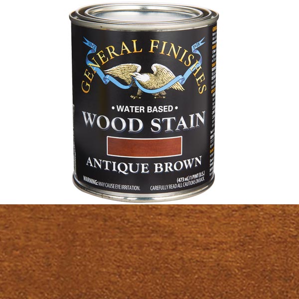 Wood Stain, Water Based, Antique Brown Stain Pint