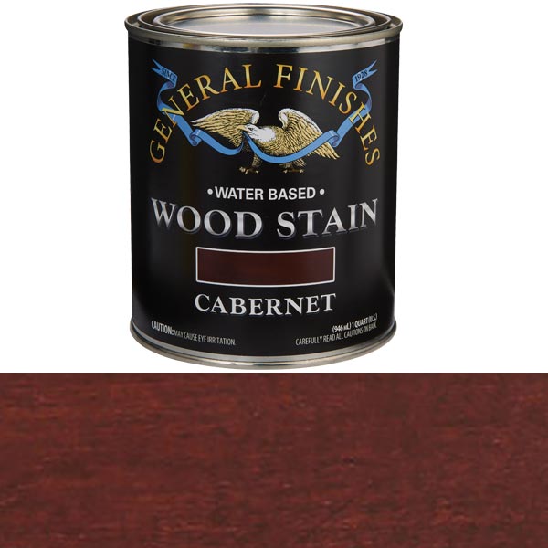 Wood Stain, Water Based, Cabernet Stain Quart