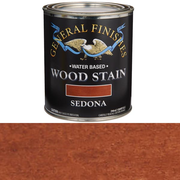 Wood Stain, Water Based, Sedona Stain Quart