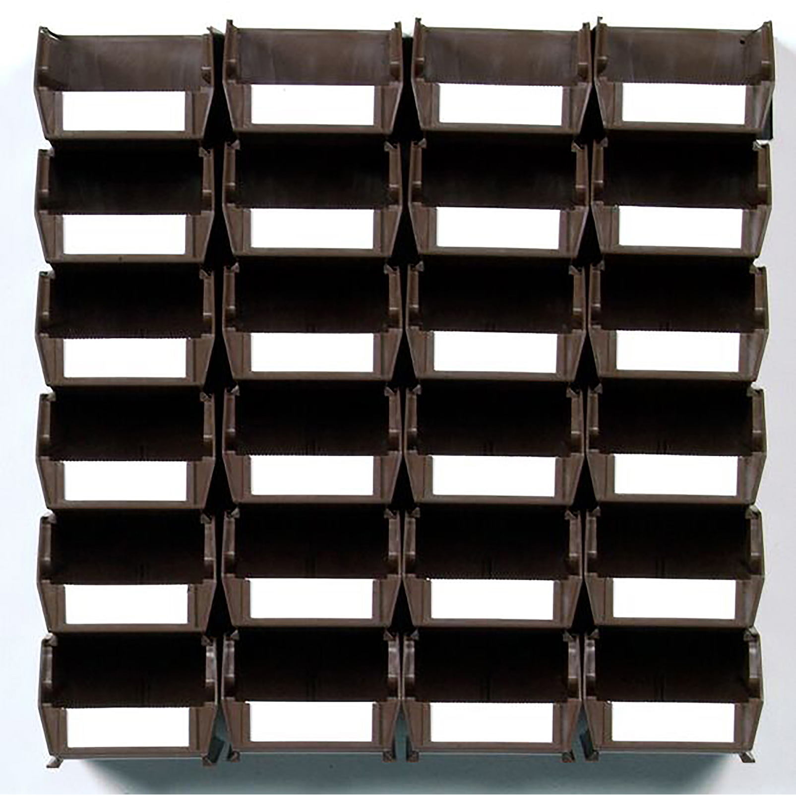 product: Triton Products 26pc. Wall Storage Unit - Brown shown