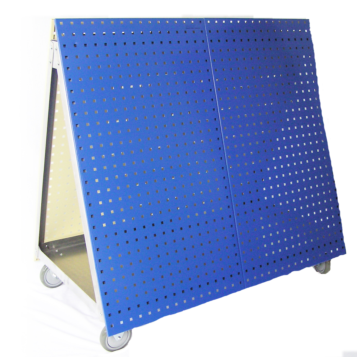 Aluminum Frame Tool Cart With Tray And Blue Locboard
