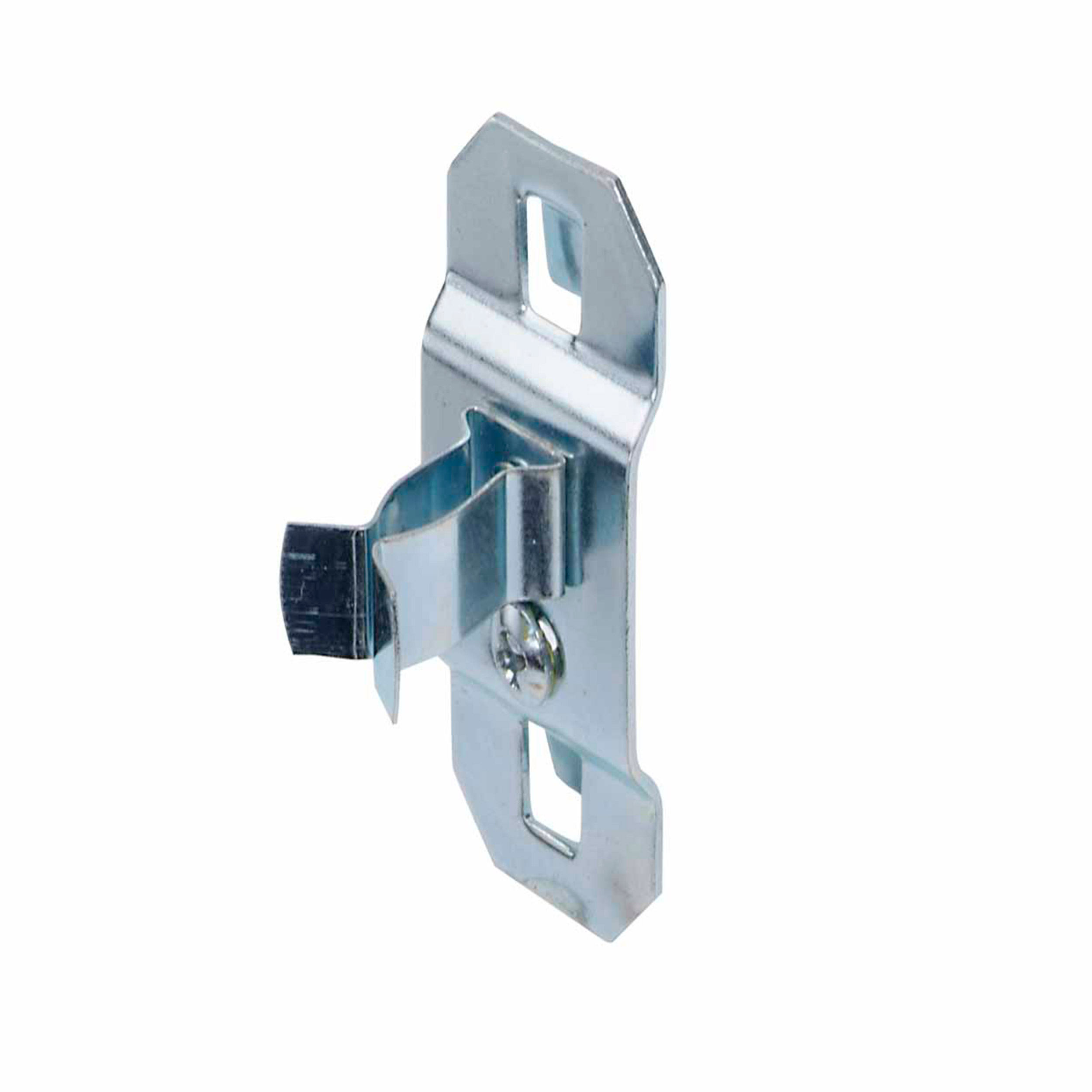 1/4 In. To 1/2 In. Hold Range 7/8 In. Projection, Zinc Plated/chromate Dipped Steel Extended Spring Clip For Locboard, 5