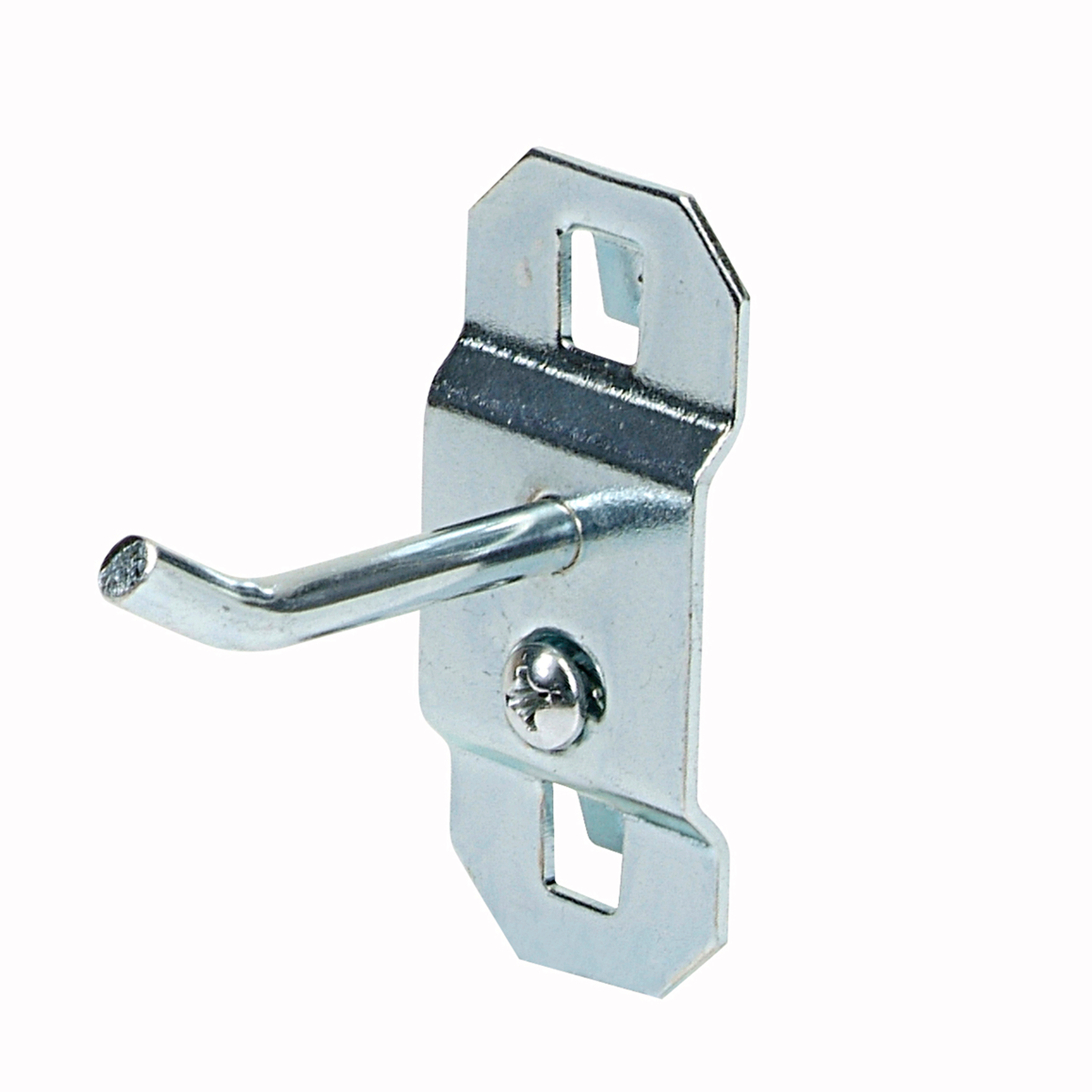 1 In. Single Rod 30 Degree Bend 3/16 In. Dia. Stainless Steel Pegboard Hook For Stainless Steel Locboard, 3 Pack
