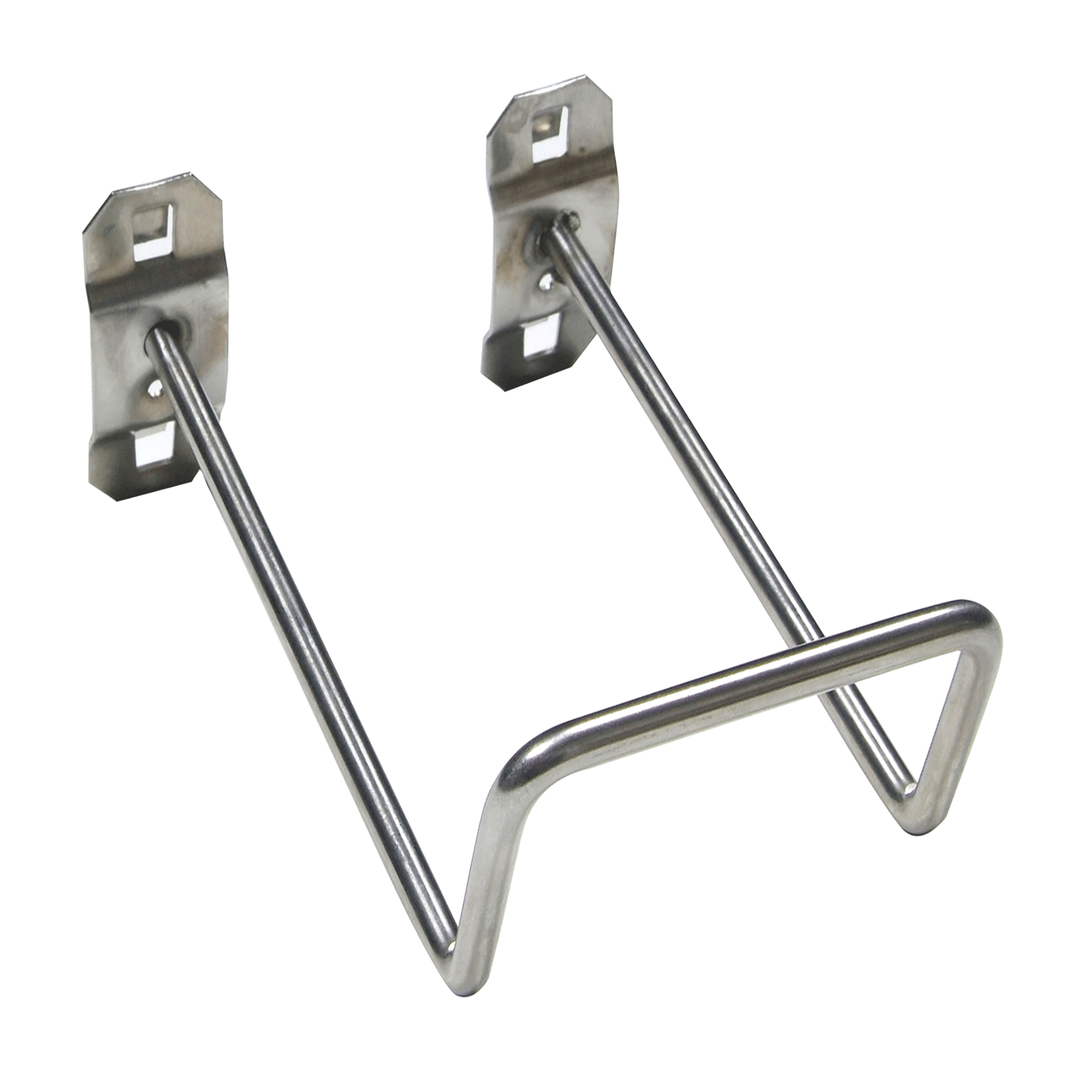 5 In. 80 Degree Bend 2-3/4 In. I.d.stainless Steel Double Closed End Loop Pegboard Hook For Stainless Steel Locboard, 2