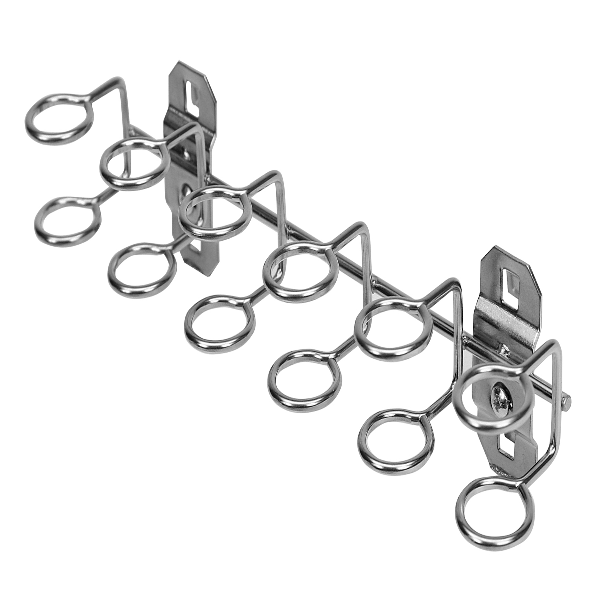 9 In. W With 3/4 In. I.d. Stainless Steel Multi-ring Tool Holder For Stainless Steel Locboard